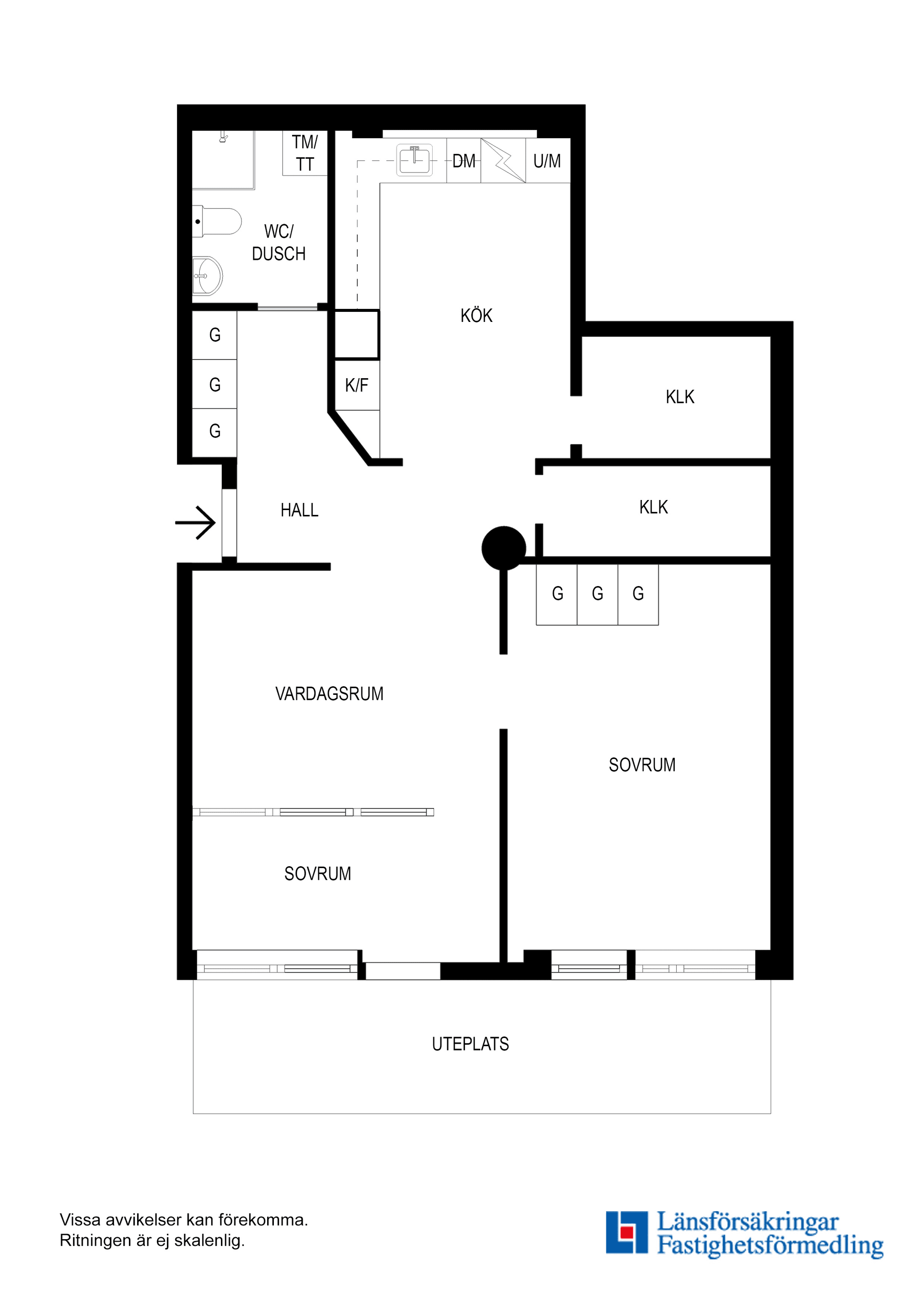 Bostadsrätt, Kruthornsvägen 54B, Edsberg, Sollentuna
