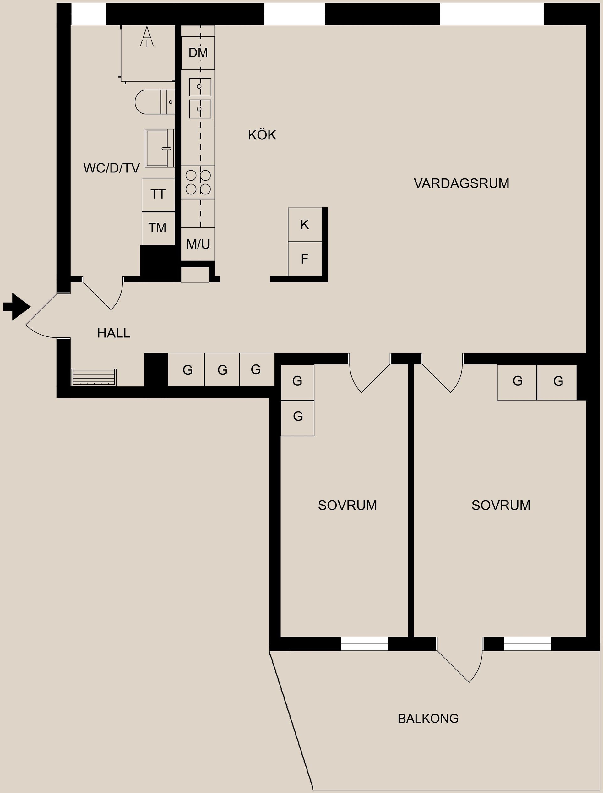 Bostadsrätt, Plankgatan 58, Norr, Norrköping