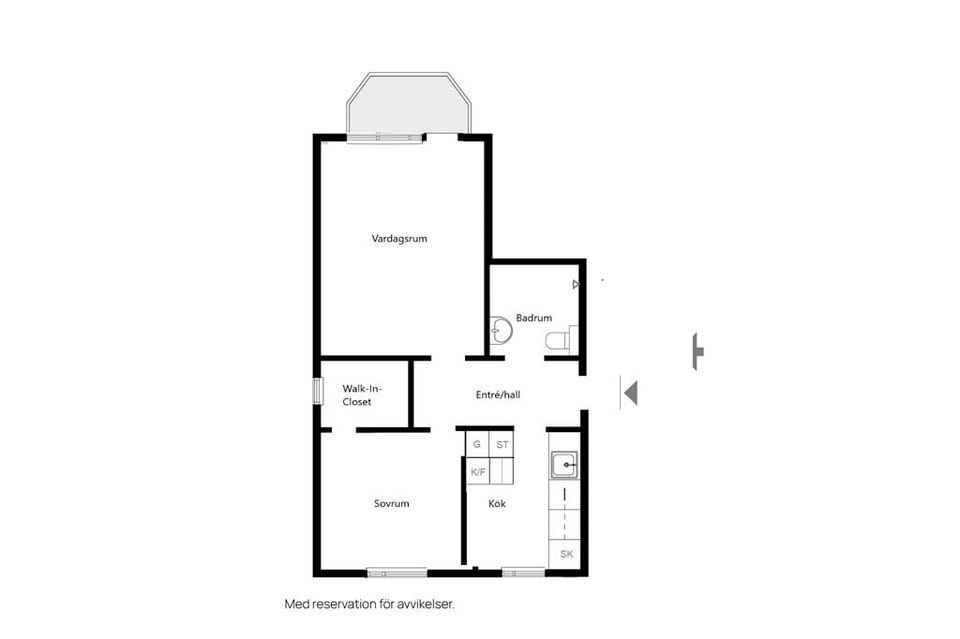Bostadsrätt, Torsgatan 25D, Nyckelberget, Köping