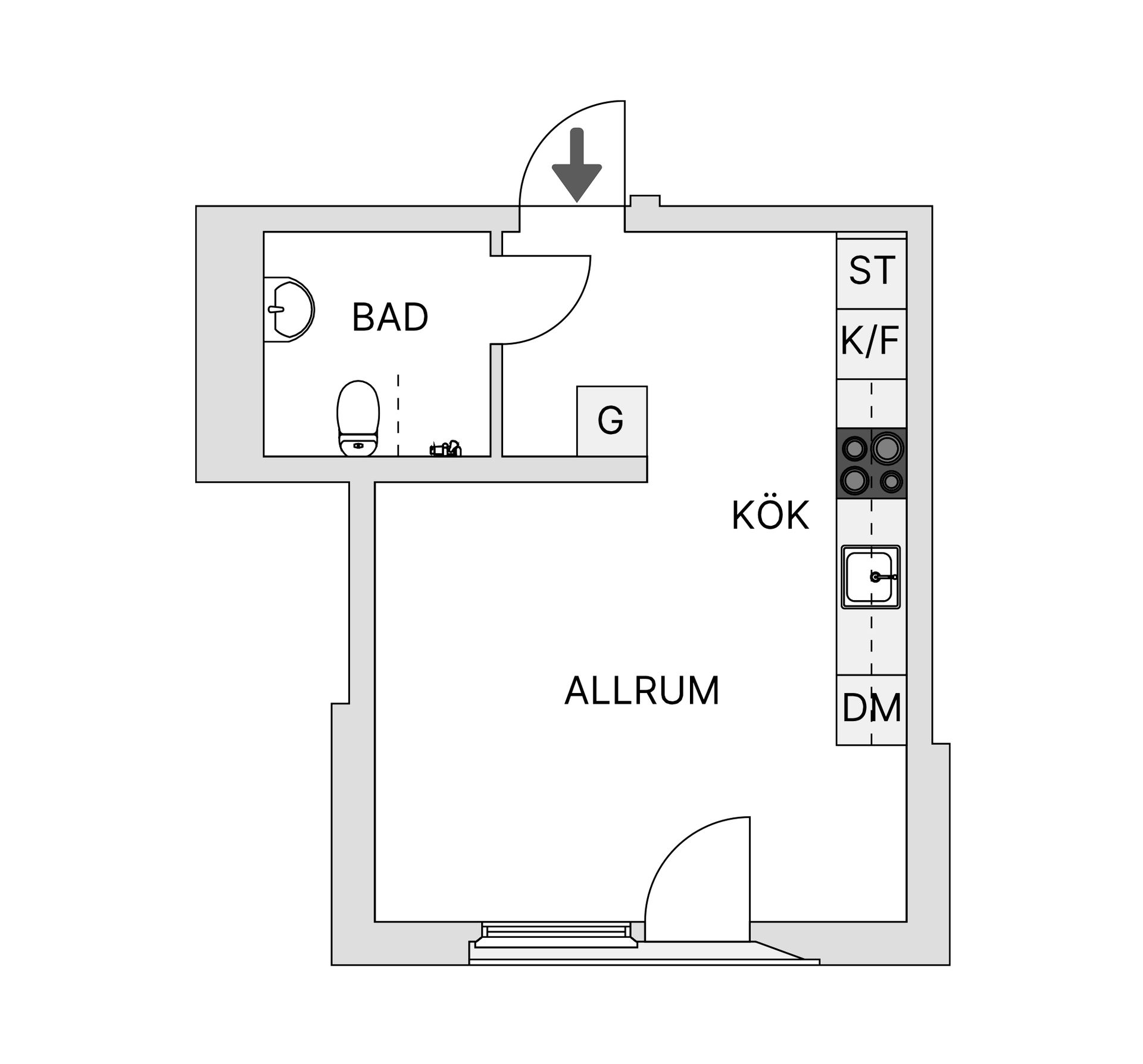 Bostadsrätt, Vendelsövägen 58A, Trollbäcken, Tyresö