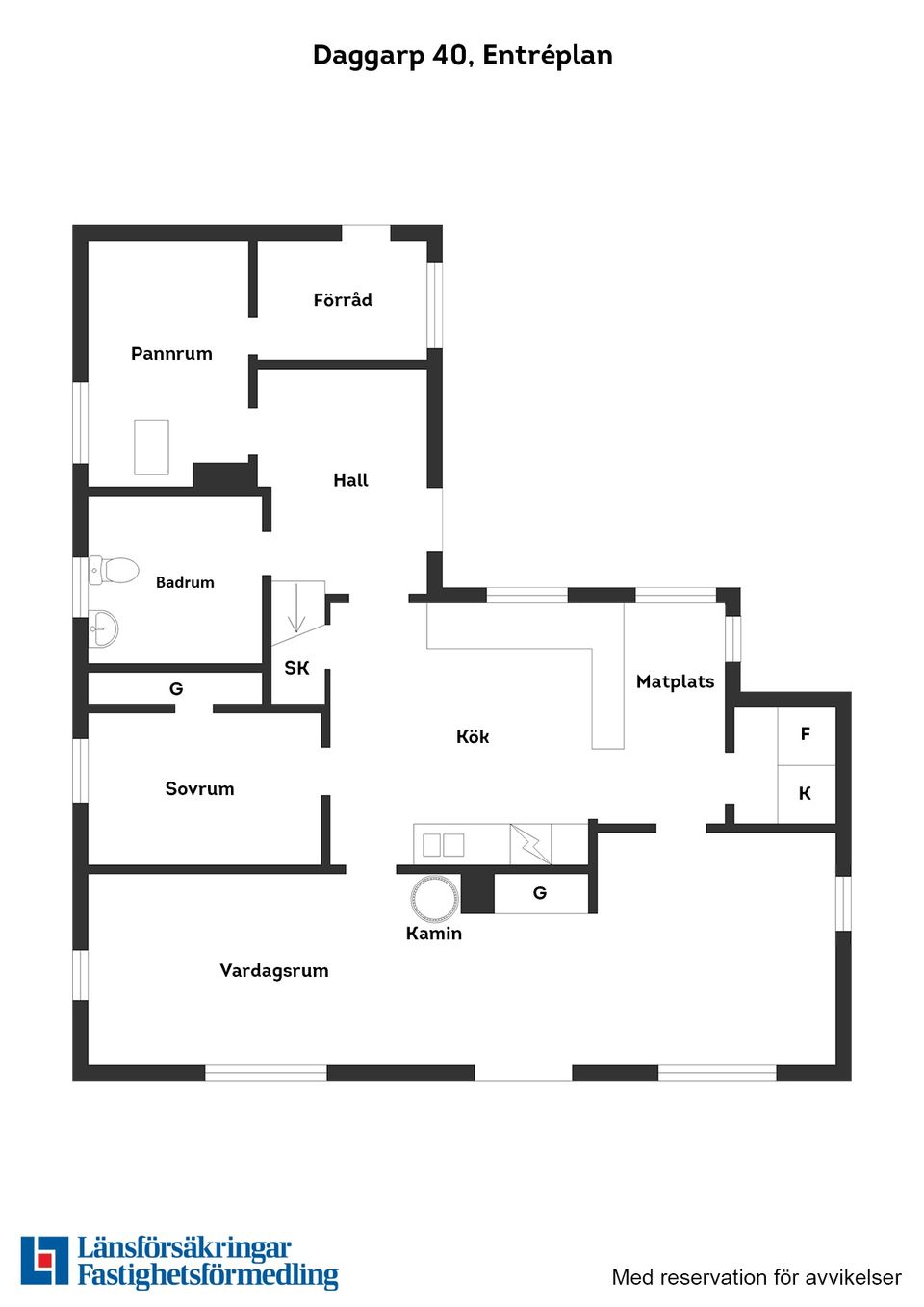 Villa, Daggarp 40, Genevad, Laholm