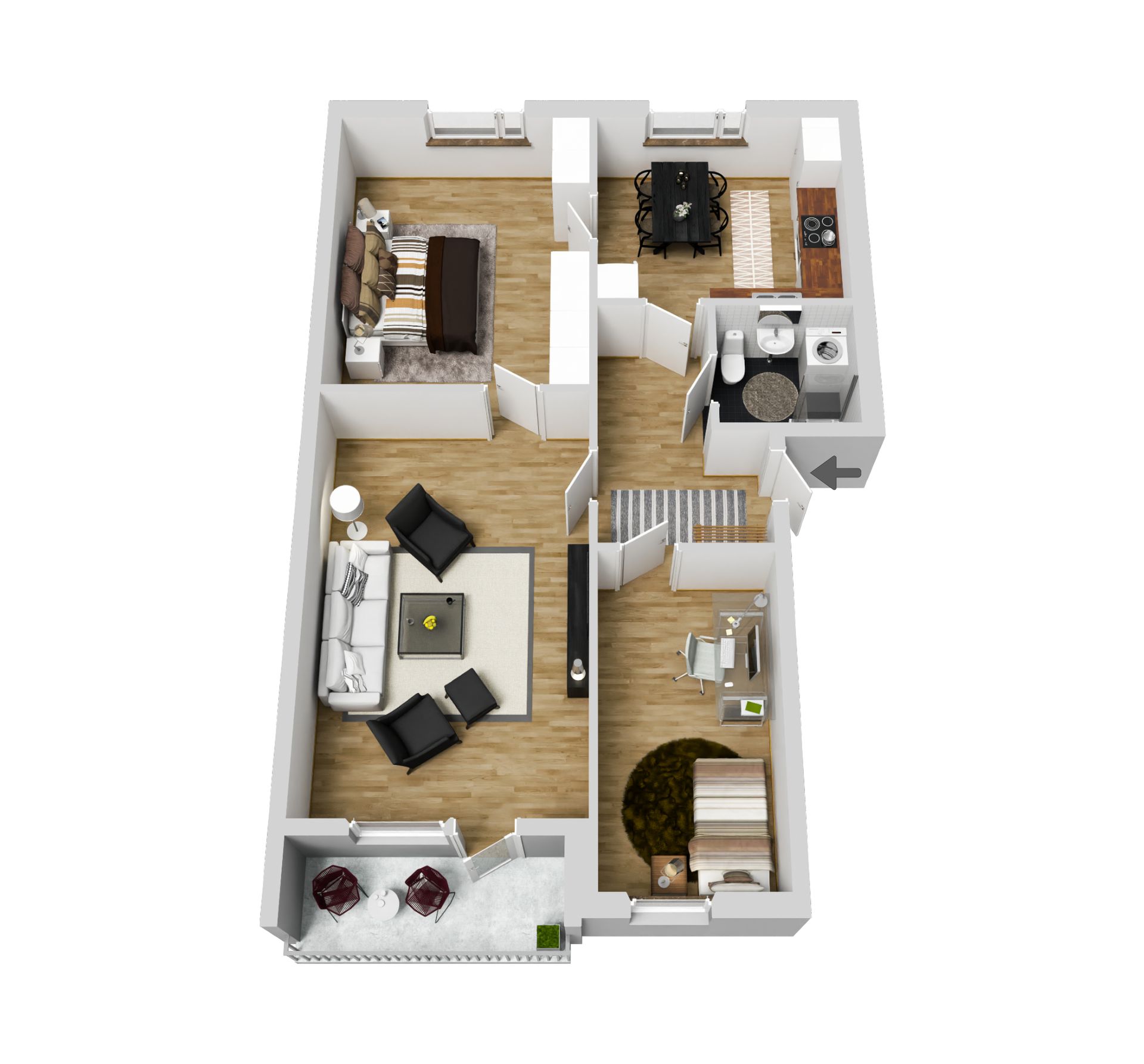 Bostadsrätt, Harabergsplan 3C, Centralt, Ljungby