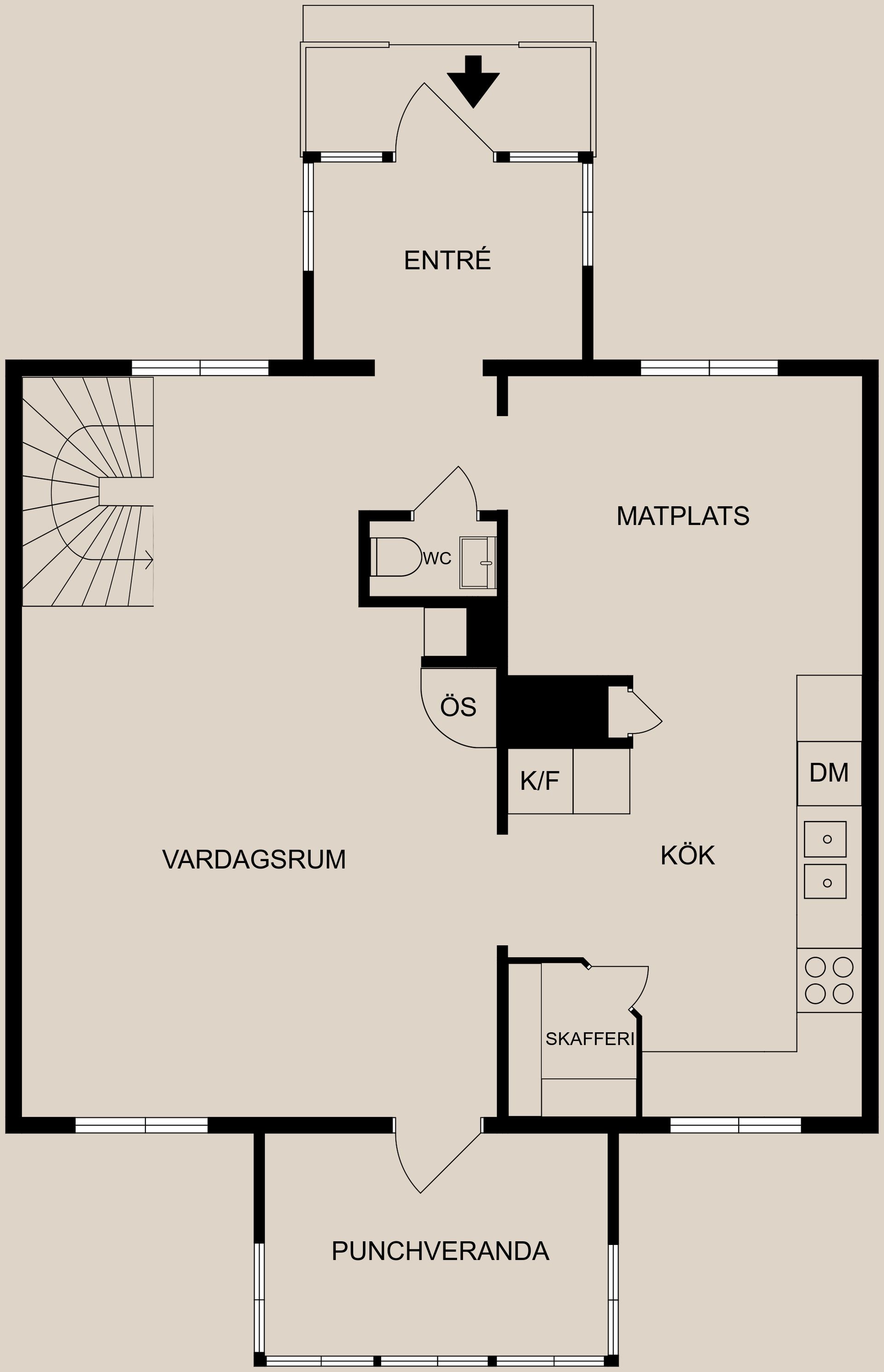 Villa, Önskehemsvägen 52, Kårtorp, Norrköping