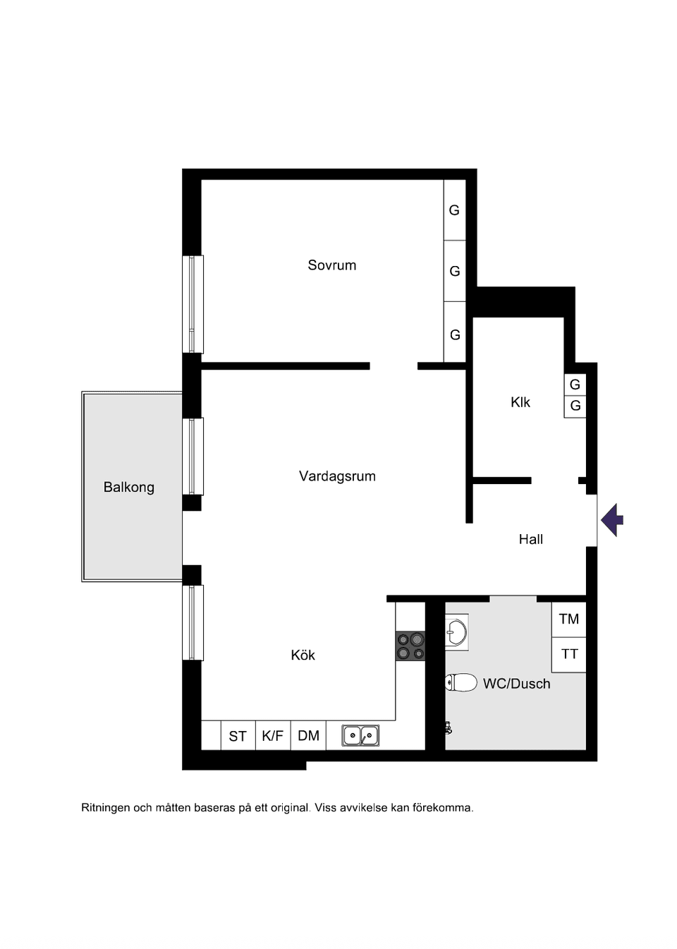 Bostadsrätt, Lotta Svärds Gränd 6, Fruängen, Stockholm