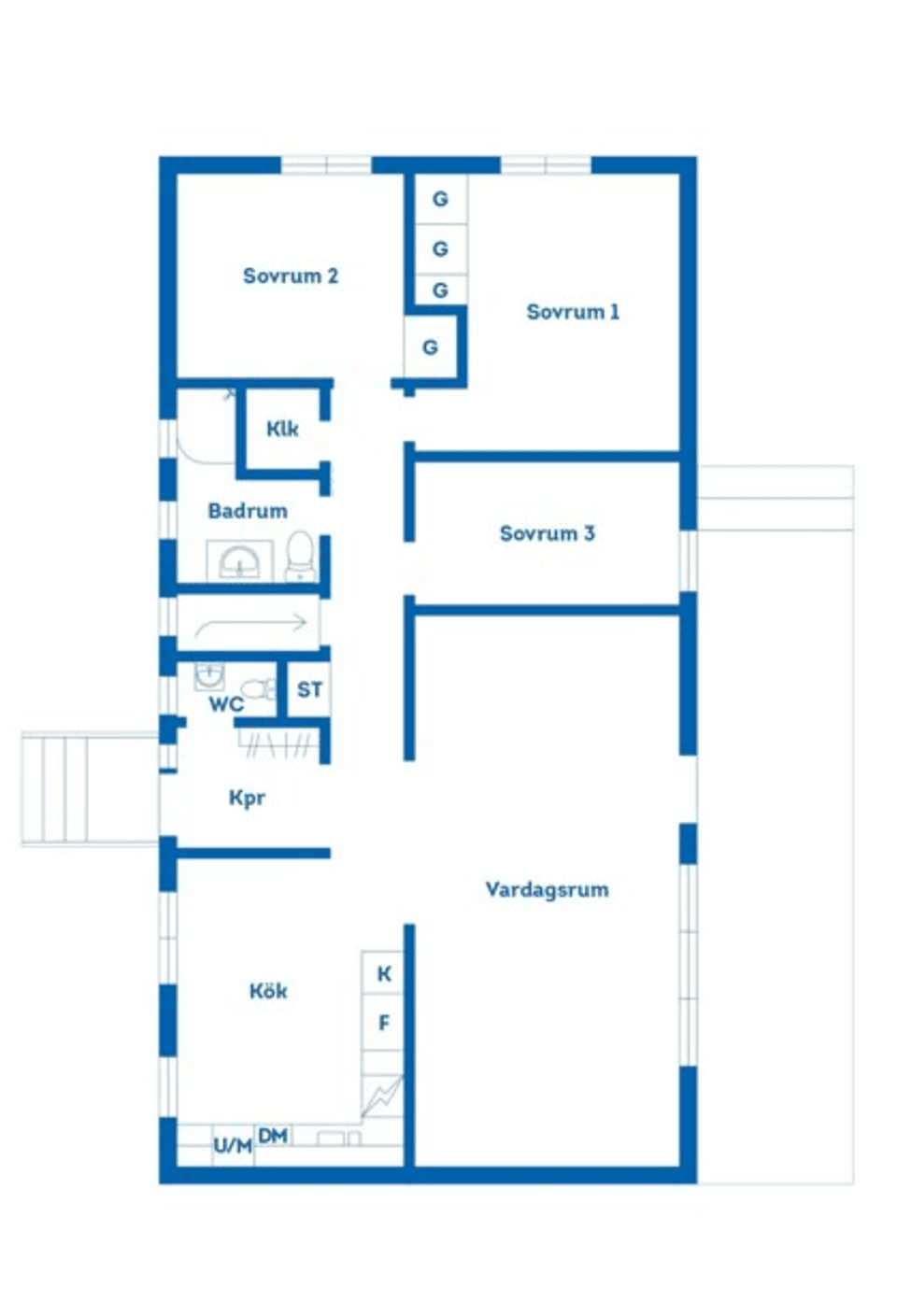 Villa, Revirgatan 8, Marieholm, Mariestad
