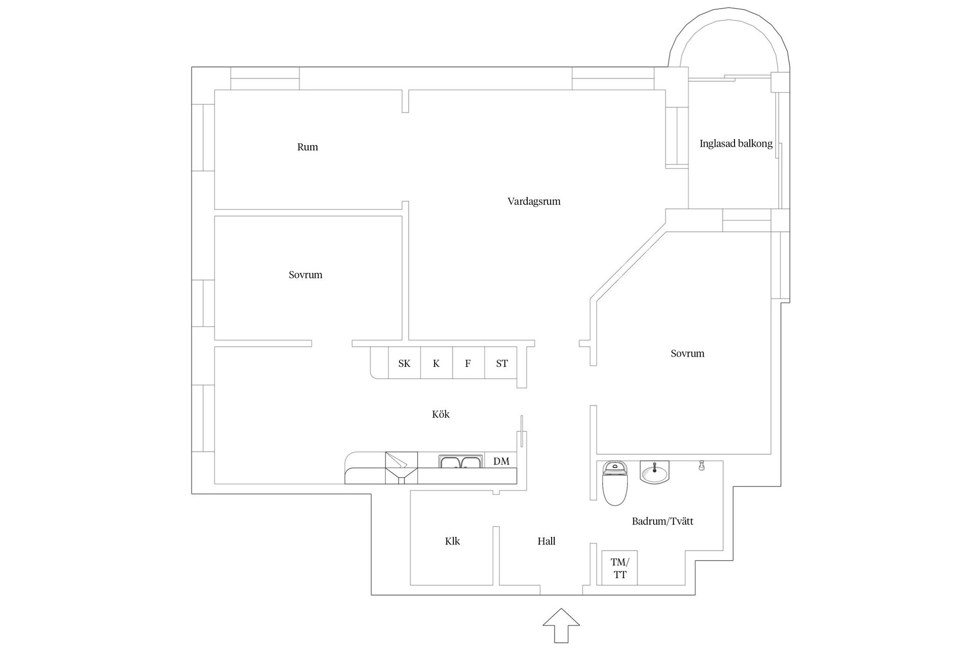 Bostadsrätt, Karl Nordströms Väg 19, Apelviken , Varberg