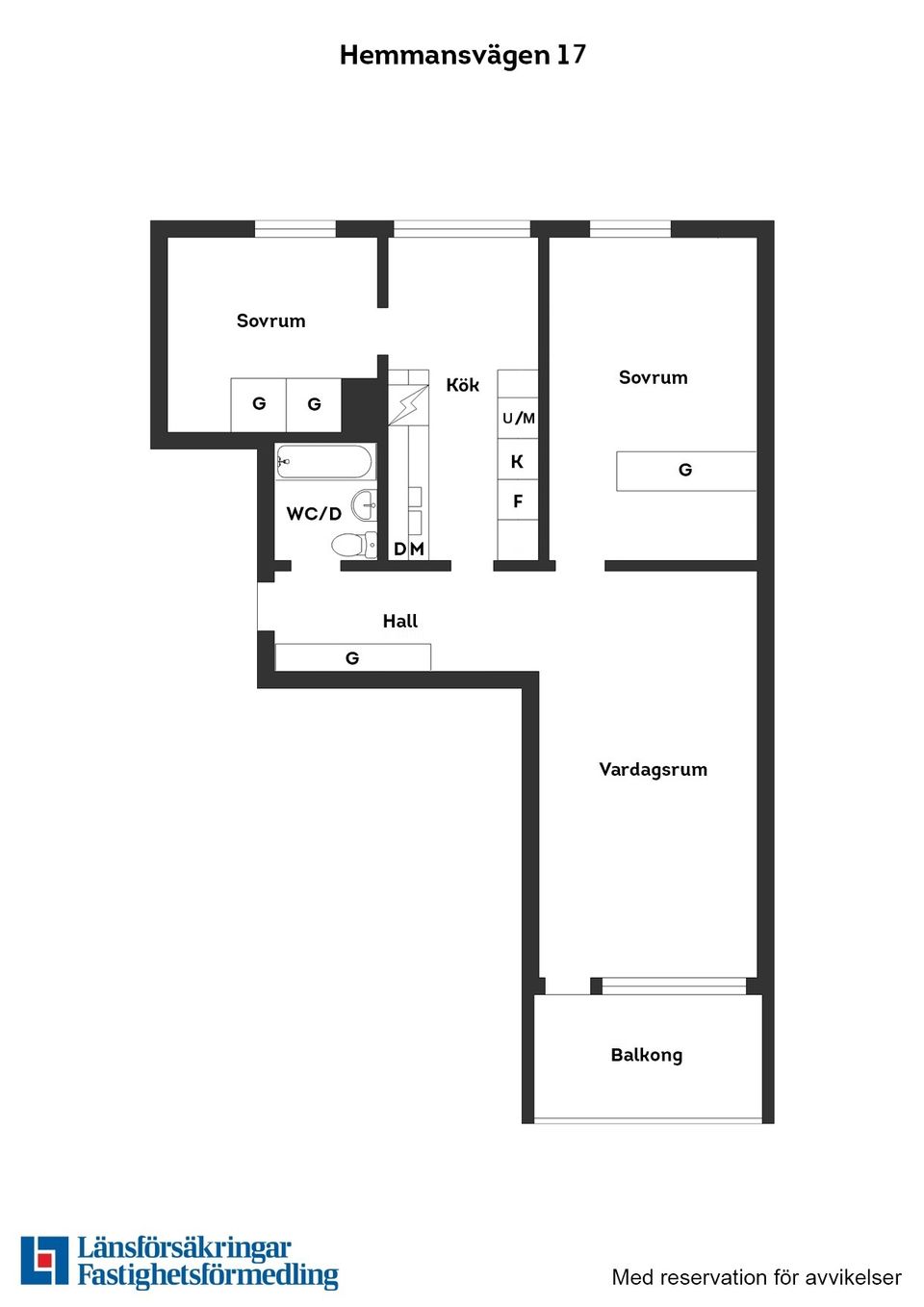 Bostadsrätt, Hemmansvägen 17, Öster, Halmstad