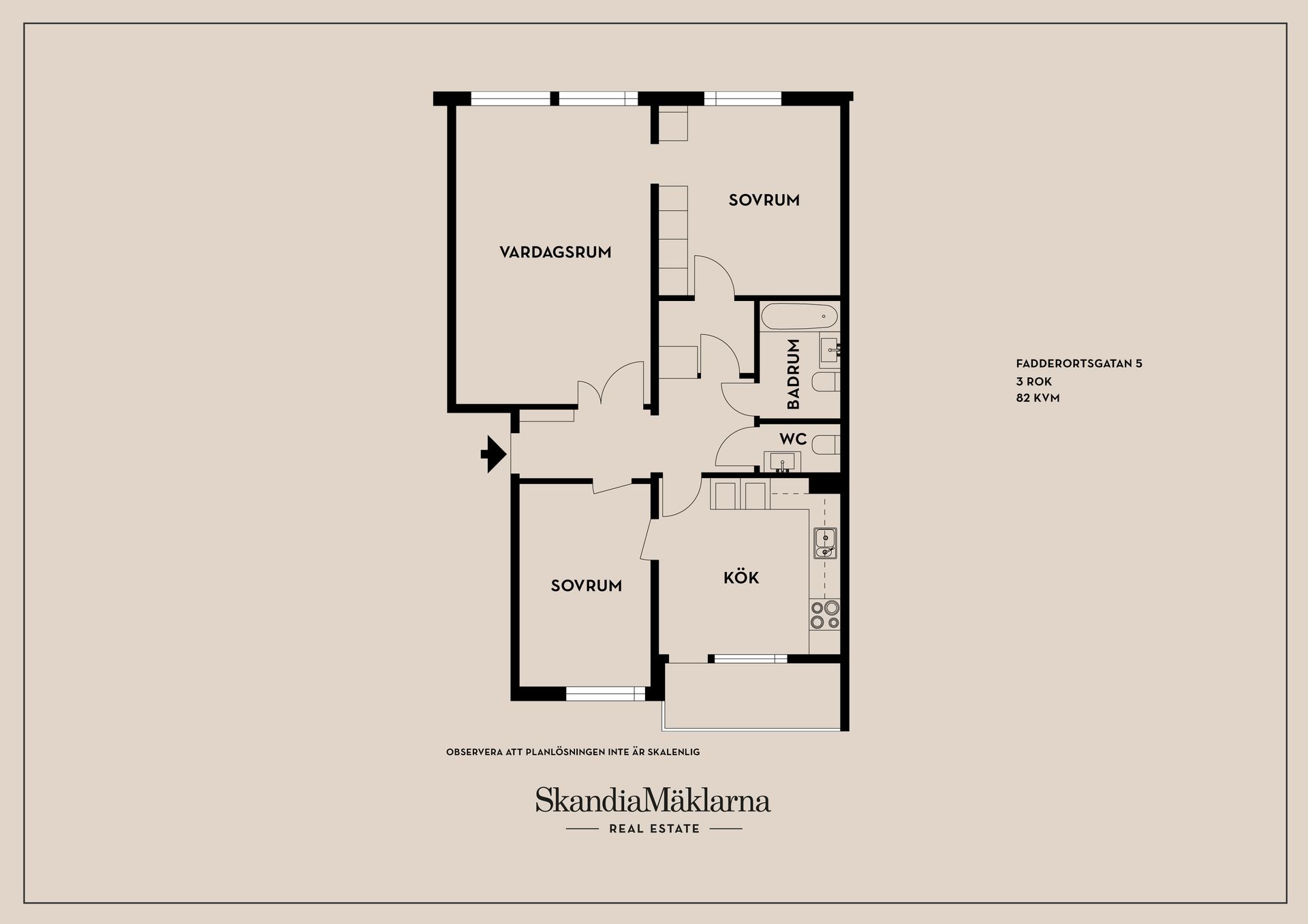 Bostadsrätt, Fadderortsgatan 5, Karlstad