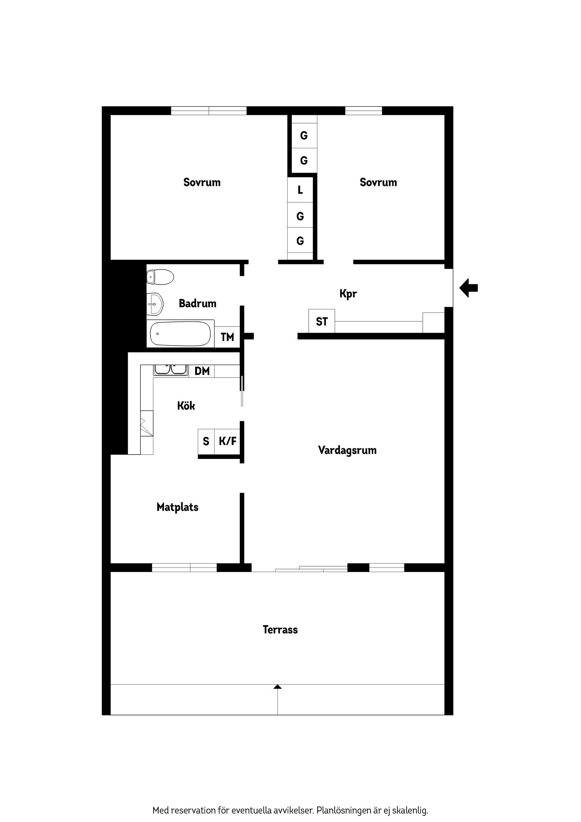 Bostadsrätt, Fabriksgatan 4B, Söder, Kristianstad