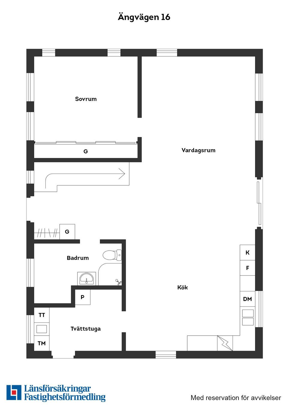 Villa, Ängvägen 16, Landeryd, Hylte