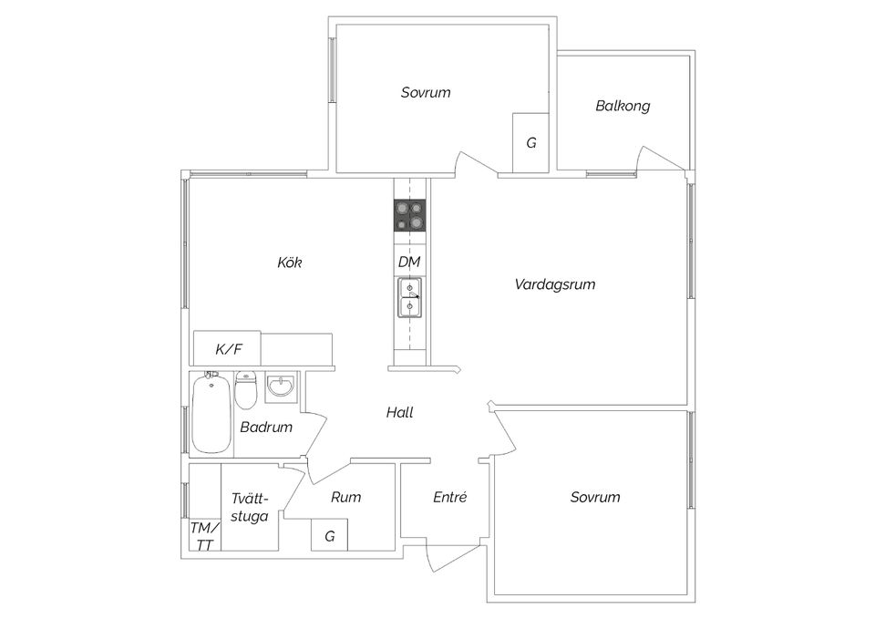 Bostadsrätt, Ställets Bygata 27, Stället, Kungälv