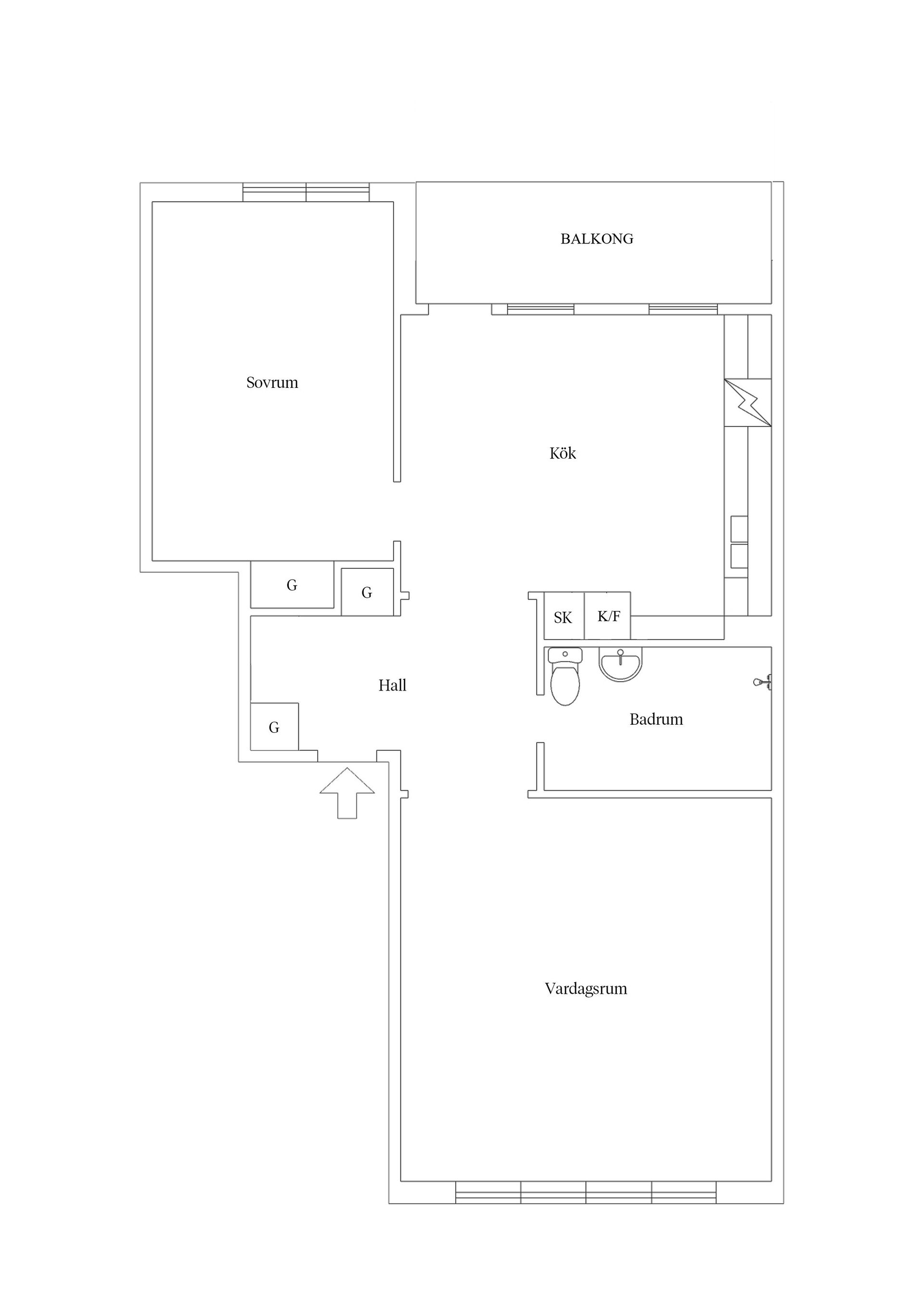Bostadsrätt, Karlsviksvägen 6D, Brunflo, Östersund