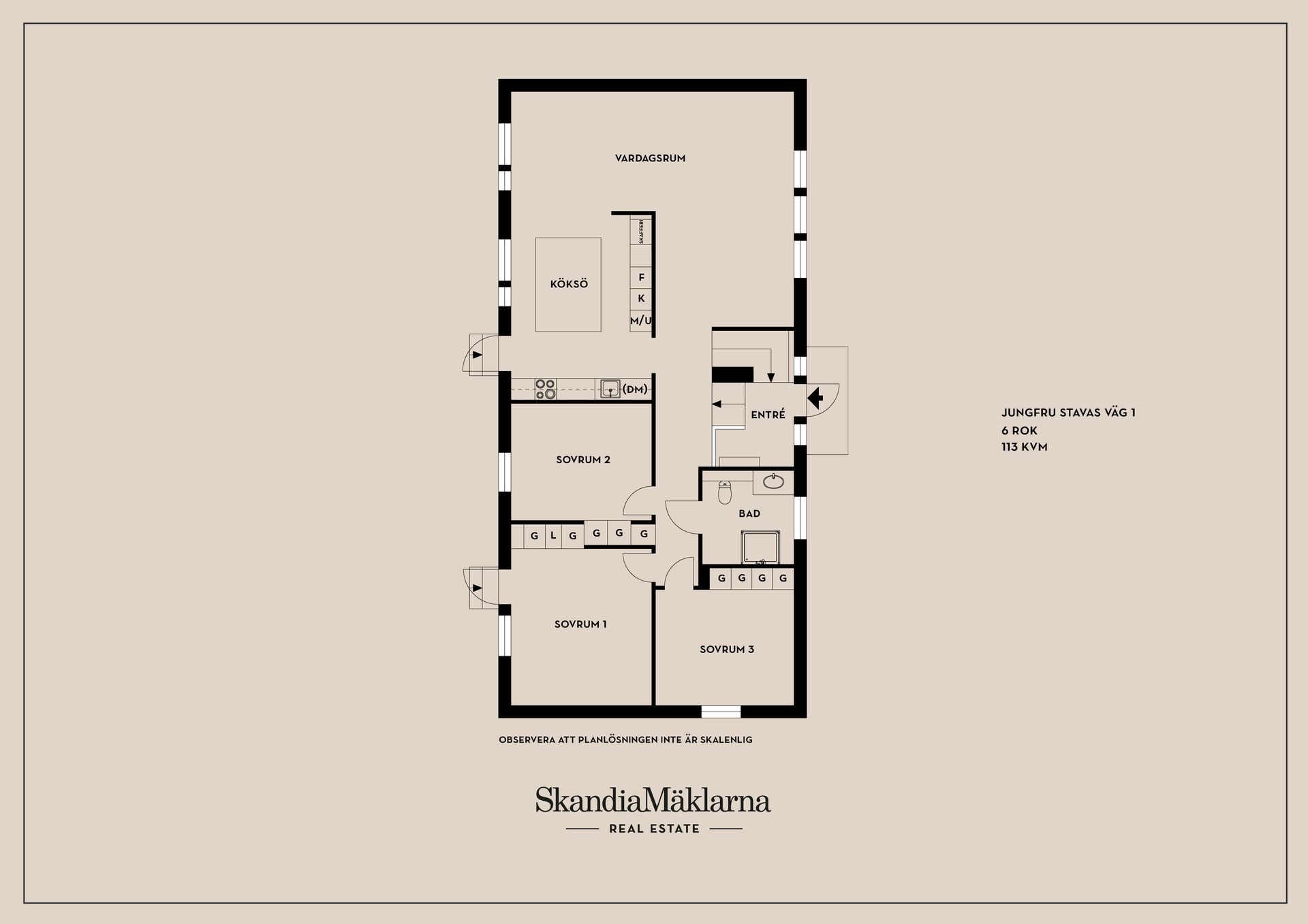 Villa, Jungfru Stavas väg 1, Hultsberg, Karlstad