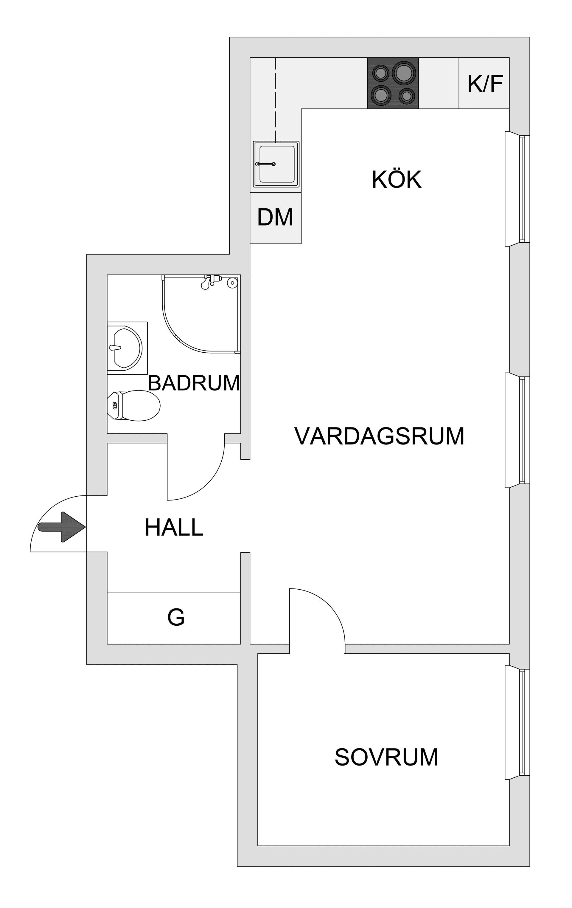 Bostadsrätt, Fullblodsgatan 7B, Åby, Mölndal