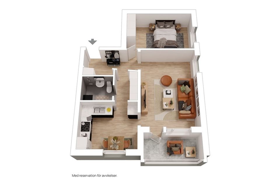 Bostadsrätt, Krokvägen 11, Brännan, Härnösand