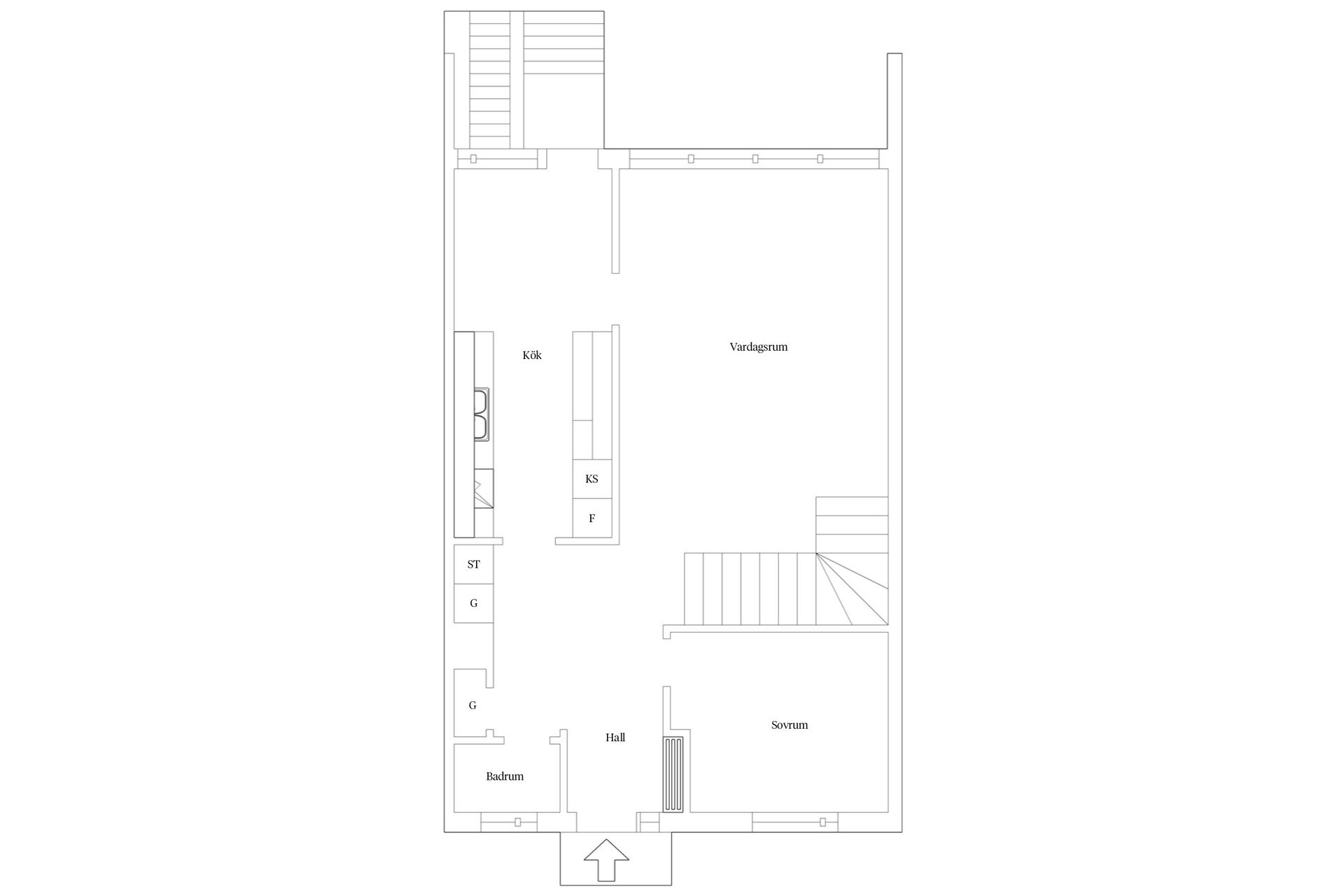 Villa, Radhus, Flintlåsgatan 75, Backa, Ystad