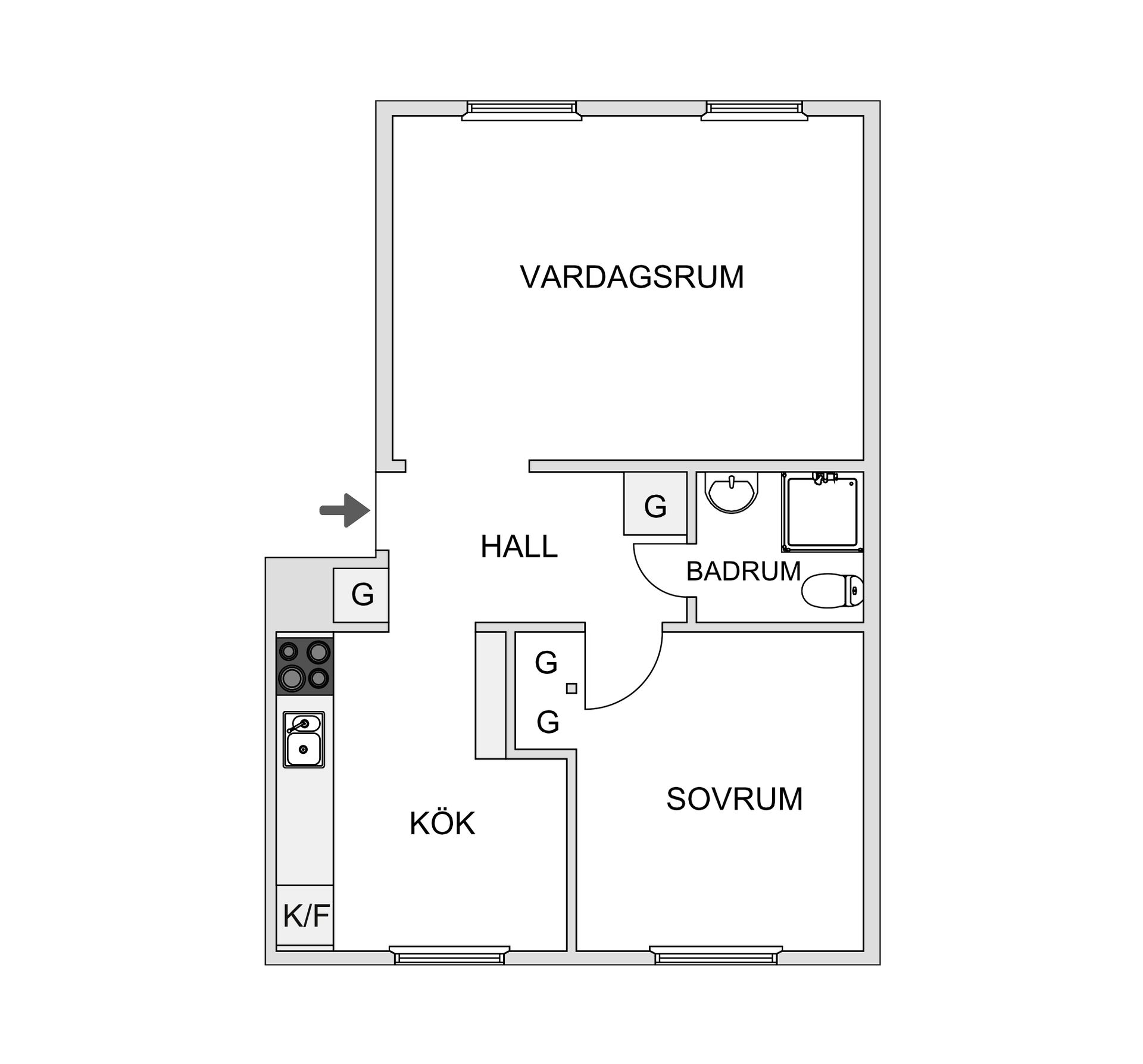 Bostadsrätt, Nordgärdesvägen 9A, Surte, Ale