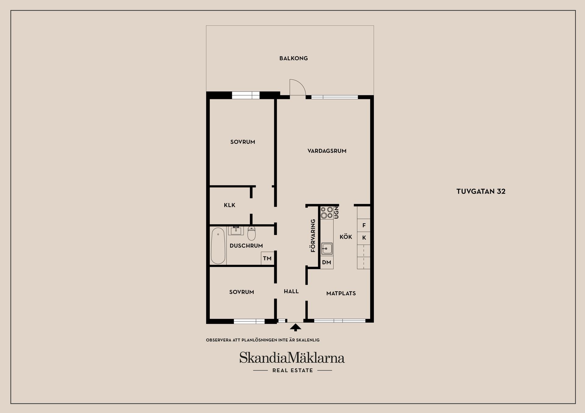Bostadsrätt, Tuvgatan 32, Linköping