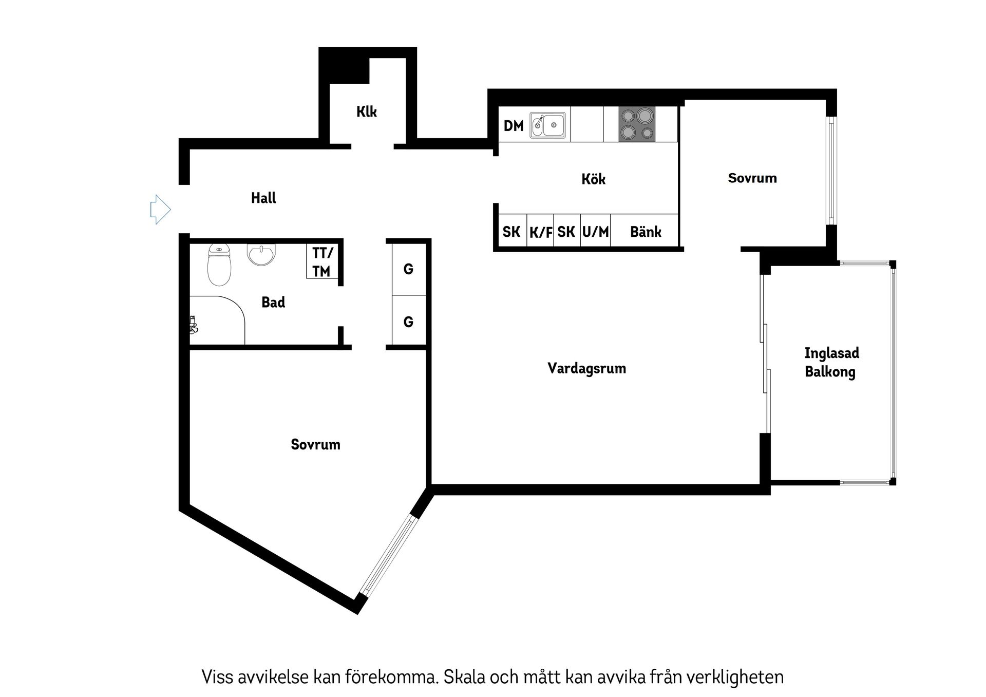 Bostadsrätt, Johan Enbergs väg 5, vån 3, Västra Skogen, Solna