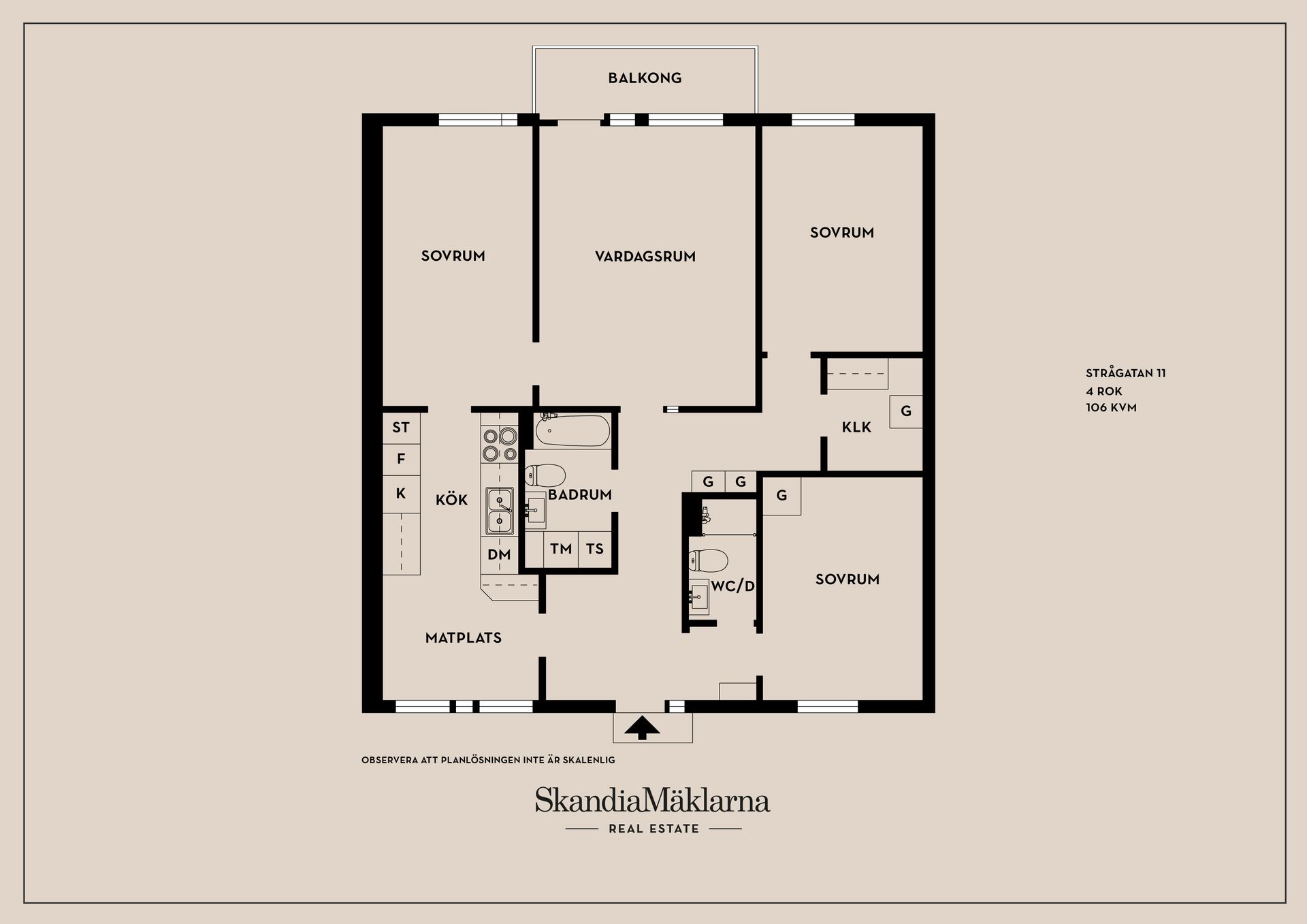 Bostadsrätt, Strågatan 11, Linköping