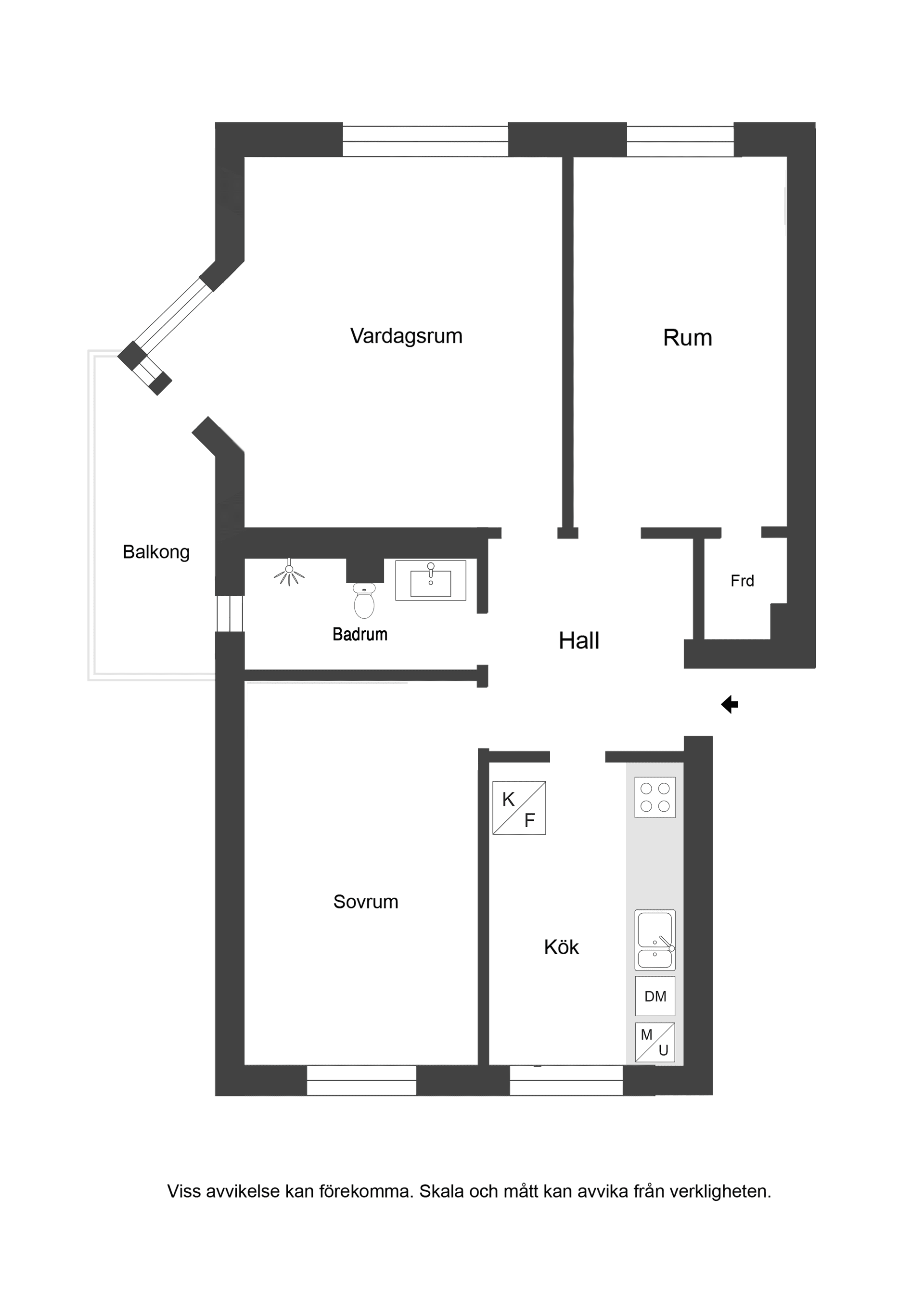 Bostadsrätt, Hagagatan 17D, Haga, Norrköping