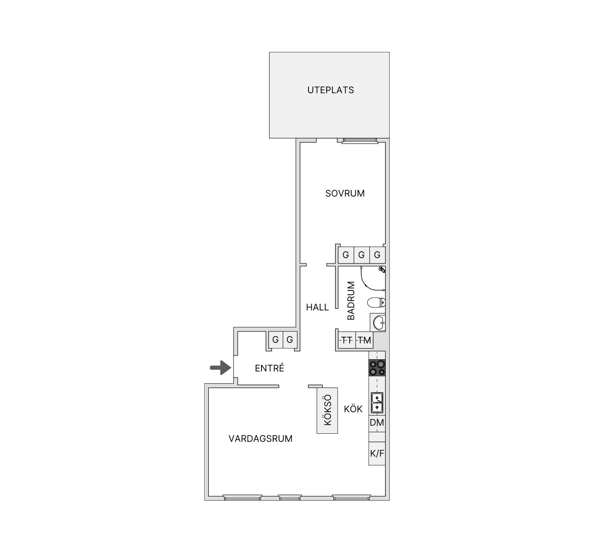 Bostadsrätt, Fruktträdsgatan 4, Centrala Hisingen Hildedal, Göteborg