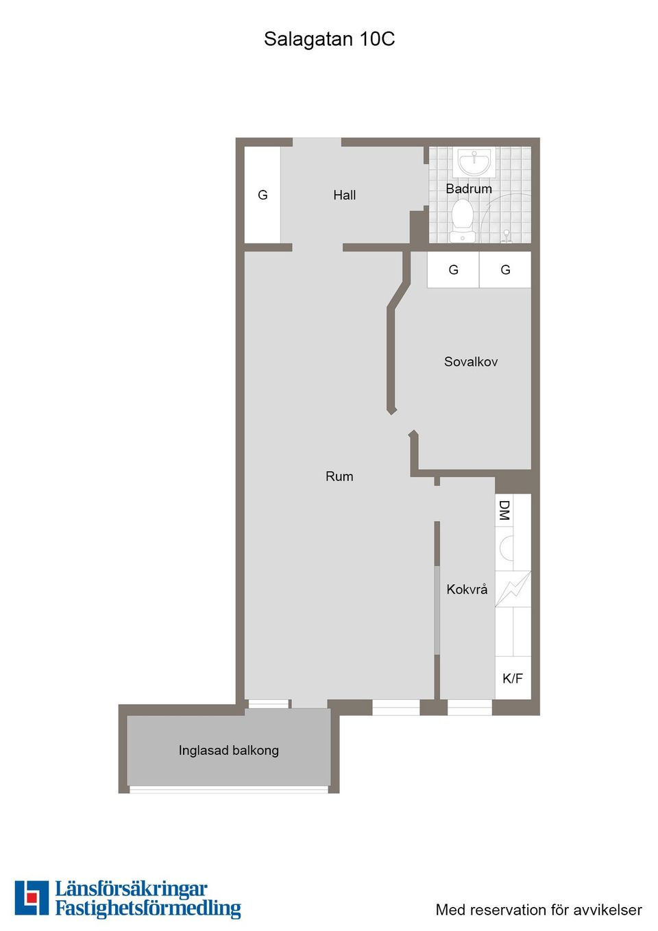 Bostadsrätt, Salagatan 10C, S:t Ilian, Enköping