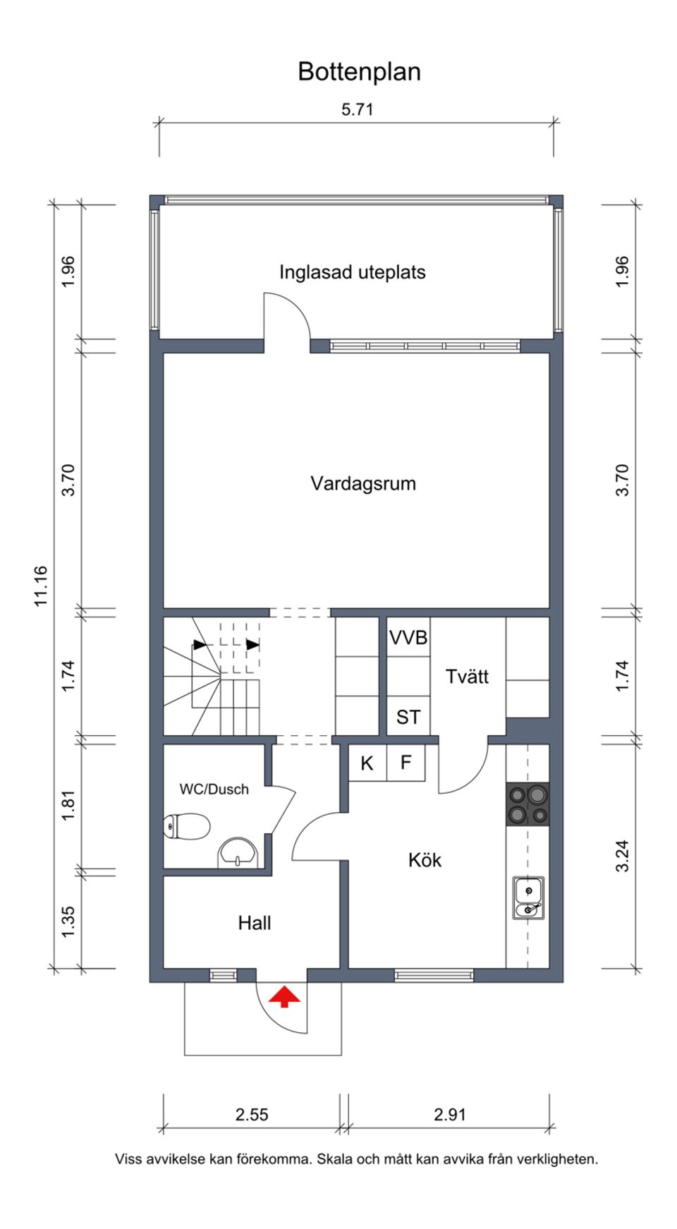Radhus, Fredsgatan 8D, Vännäs