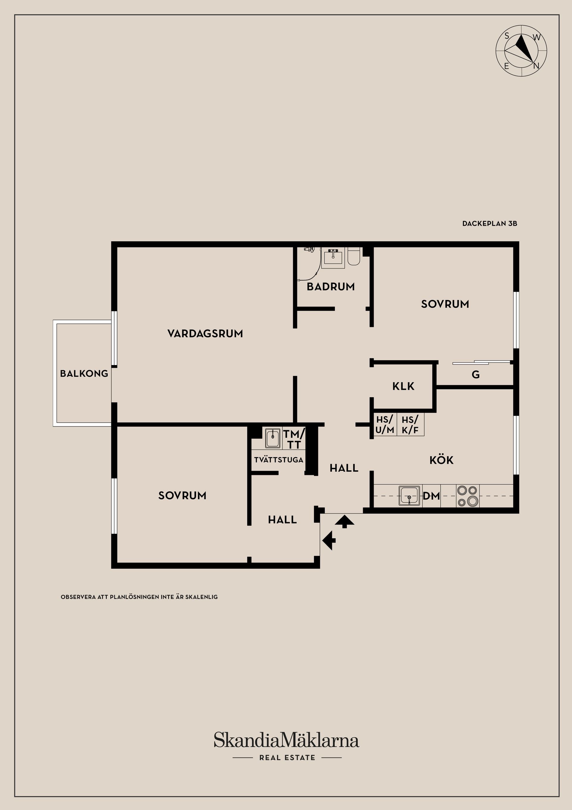 Bostadsrätt, Dackeplan 3B, Mjölby
