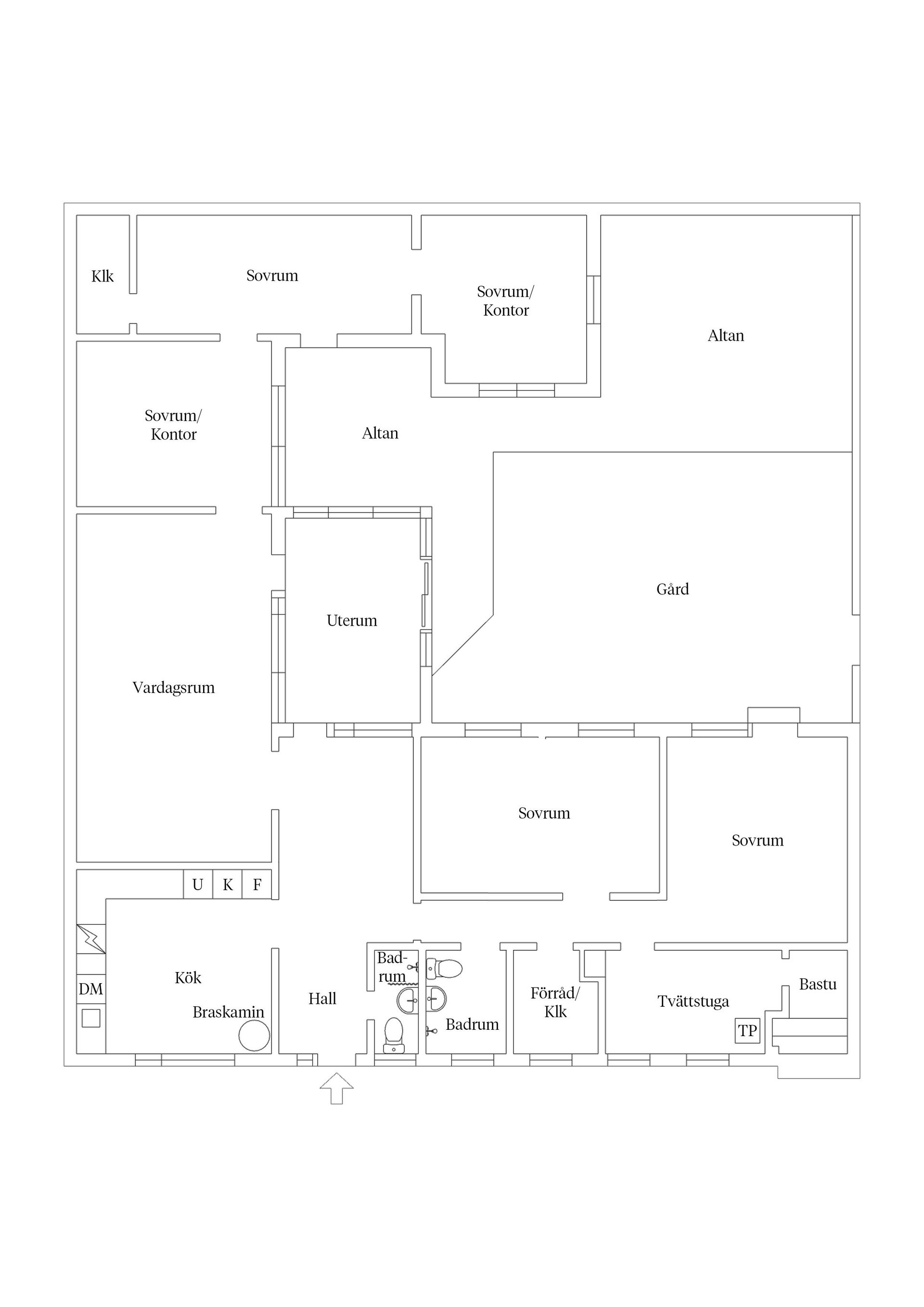 Villa, Radhus, Länsmansvägen 205, Norrviken, Sollentuna