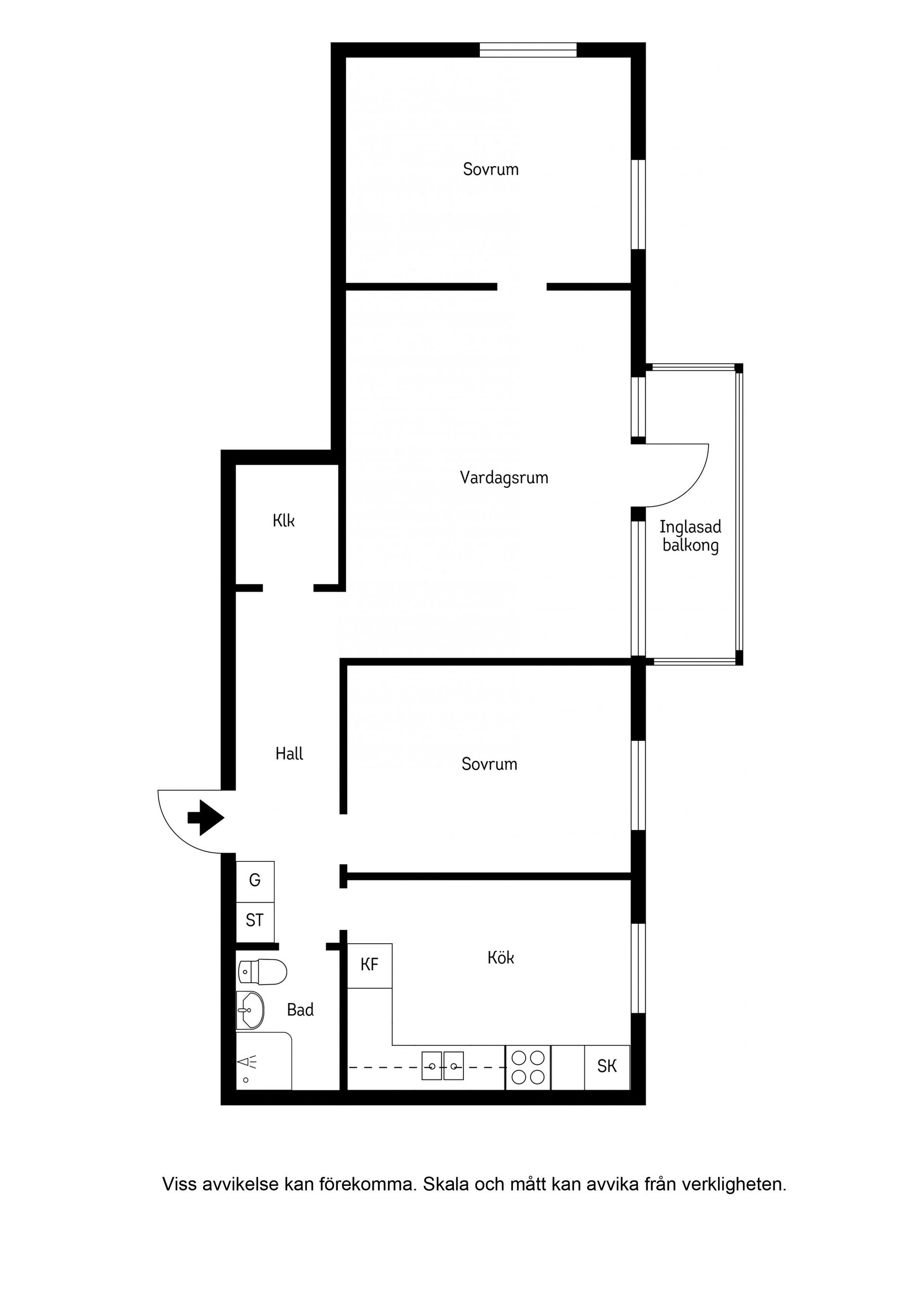 Bostadsrätt, Västra Vallgatan 1, Centralt, Trelleborg , Trelleborg
