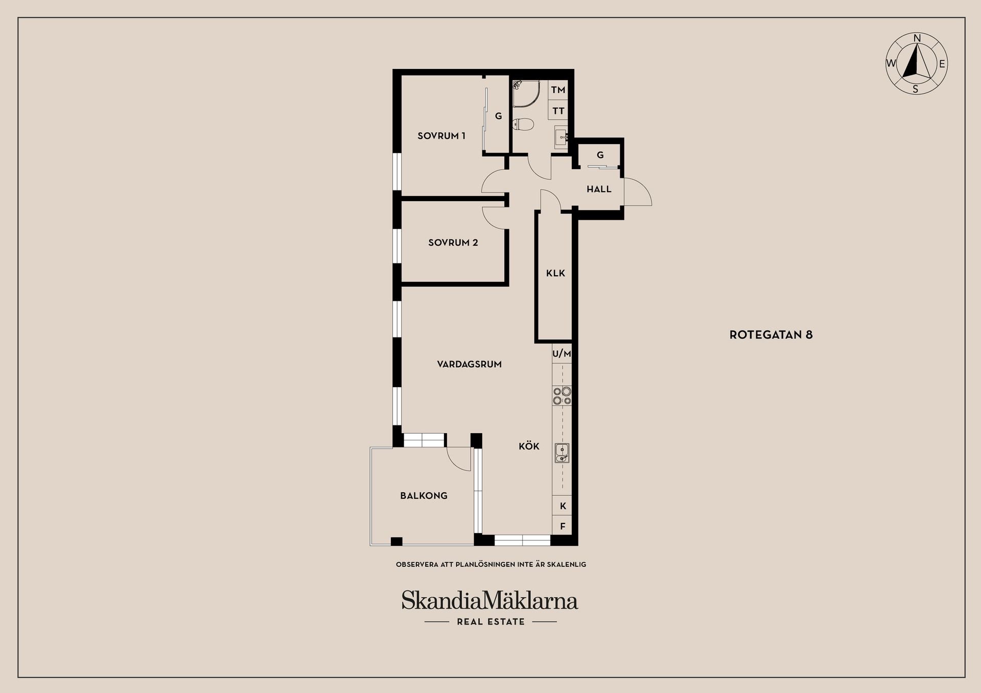Bostadsrätt, Rotegatan 8, Linköping