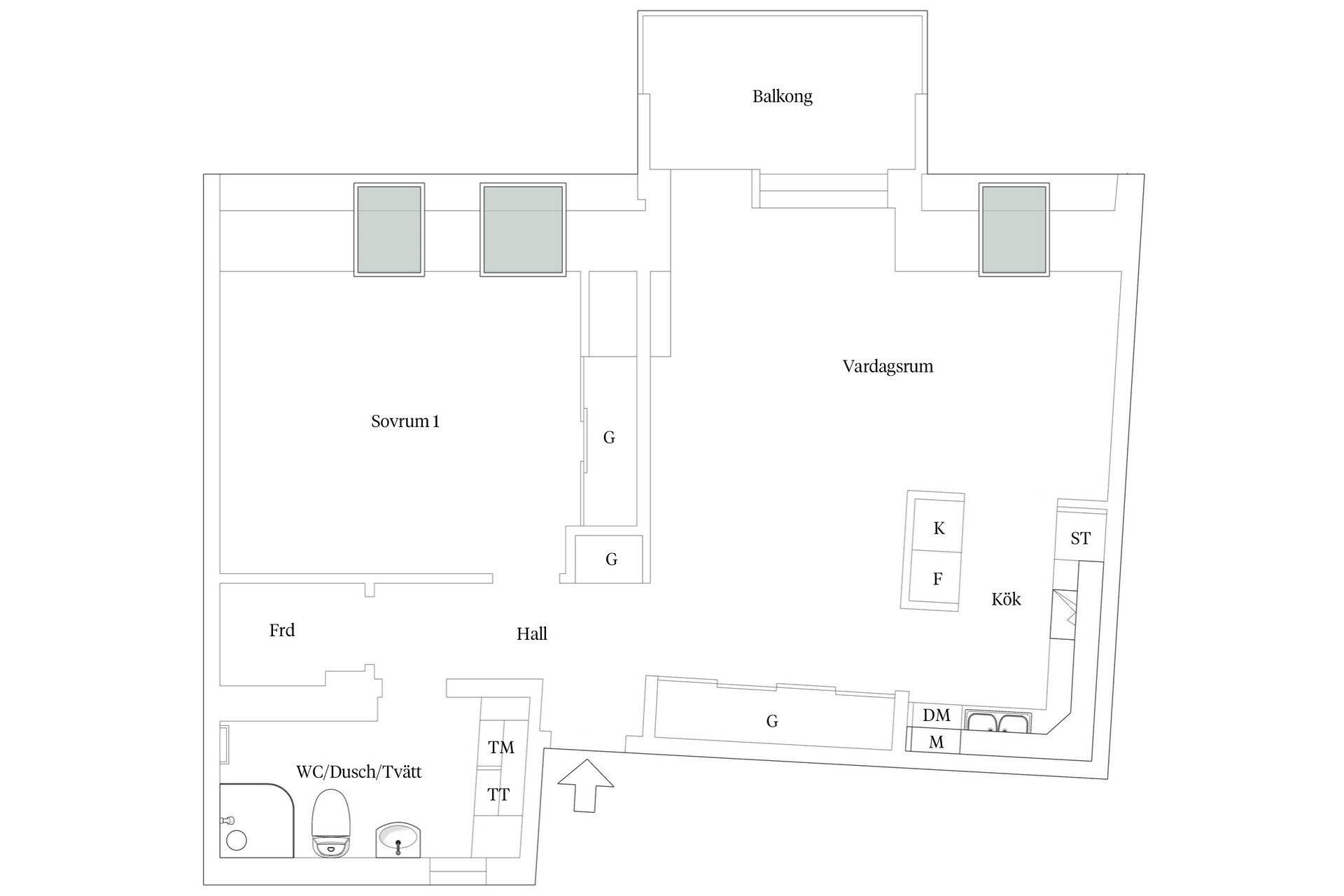 Bostadsrätt, Rådmansgatan 4, Landskrona - Centrum, Landskrona
