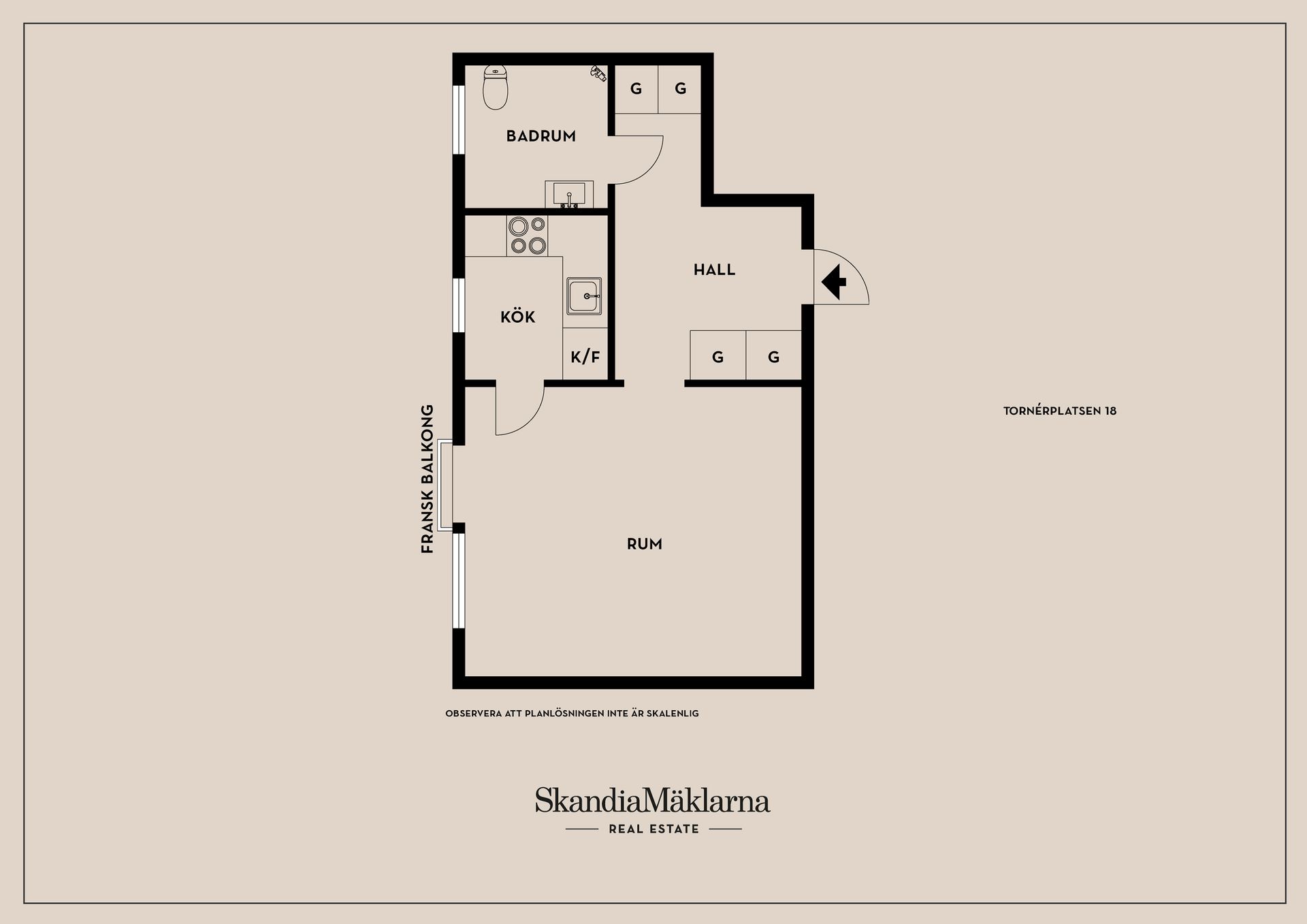 Bostadsrätt, Tornérplatsen 18, Jakobsberg, Järfälla