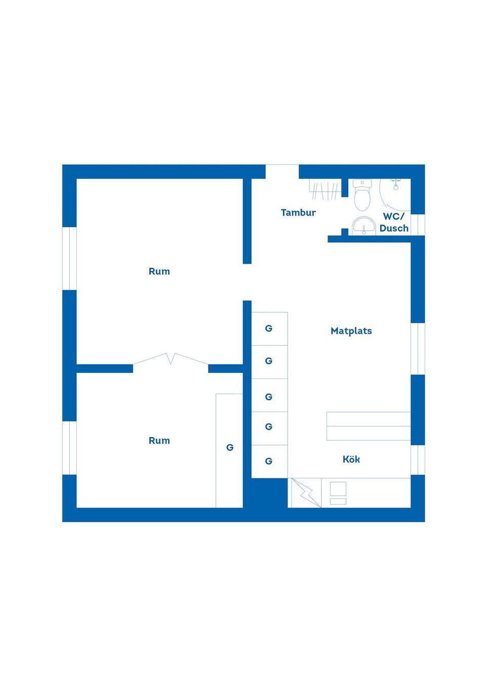 Bostadsrätt, Utridarevägen 7B, Galgamarken, Karlskrona