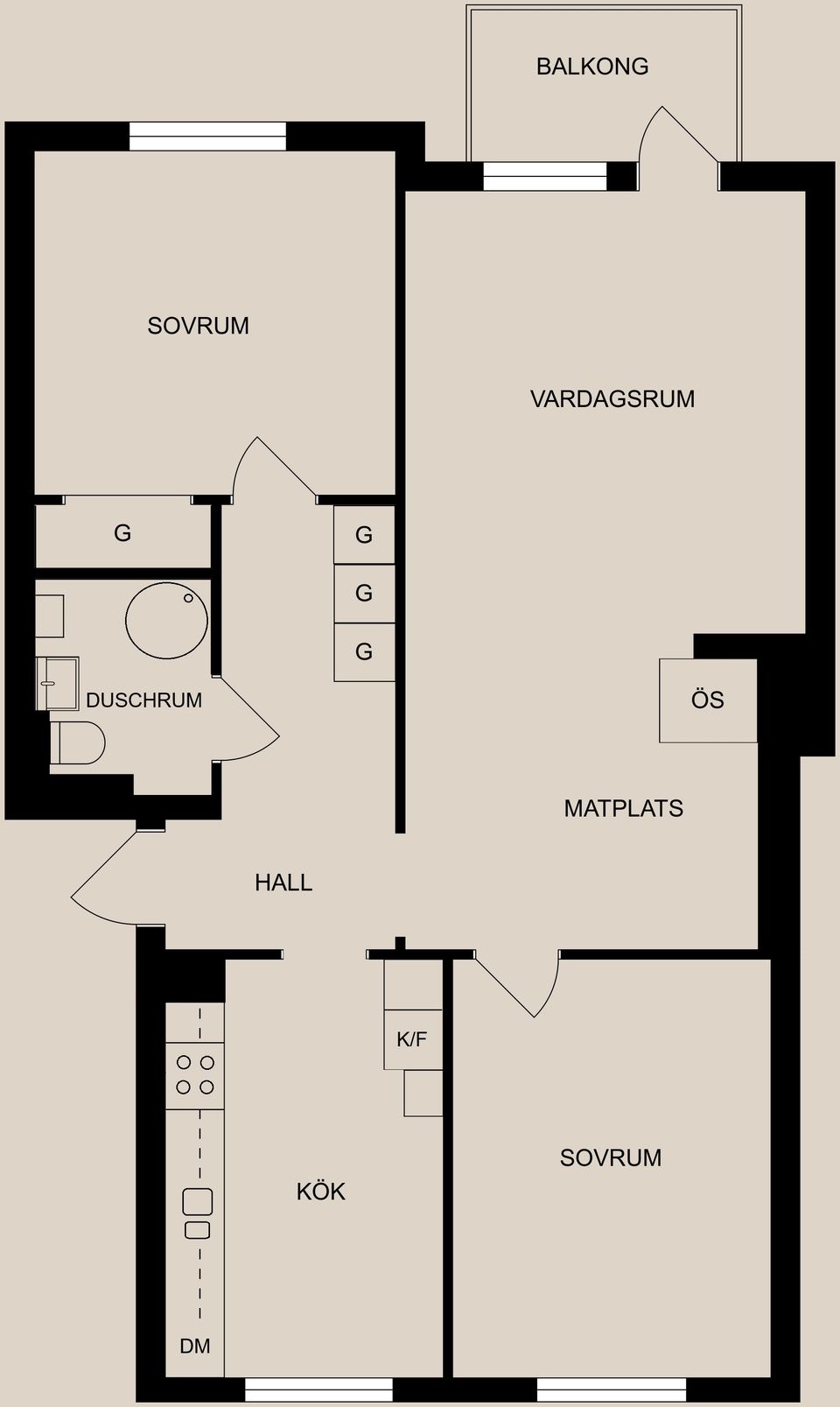 Bostadsrätt, Sjöviksvägen 7C, Finspång