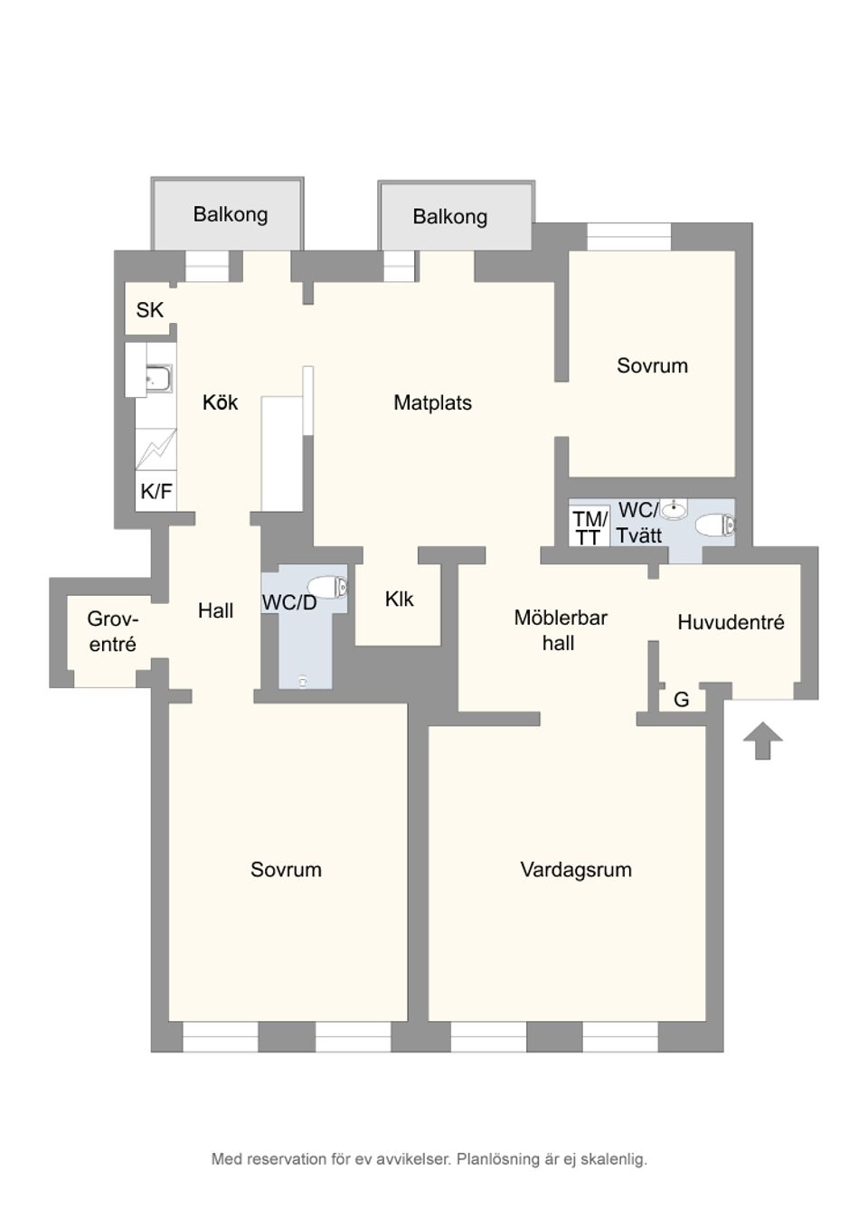 Bostadsrätt, Götgatan 12A, Kristianstad - Östermalm, Kristianstad