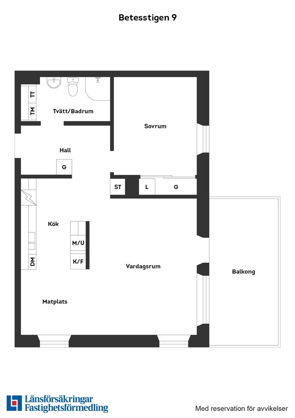 Bostadsrätt, Betesstigen 9, Albinsro, Halmstad