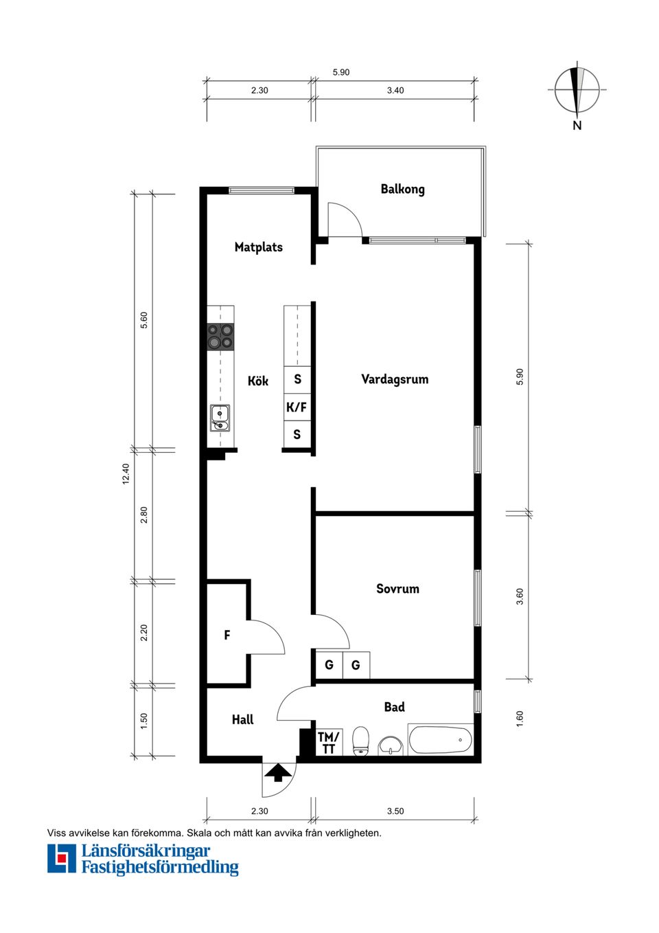 Bostadsrätt, Knektegårdsgatan 61C, Brogården/Solängen, Alingsås