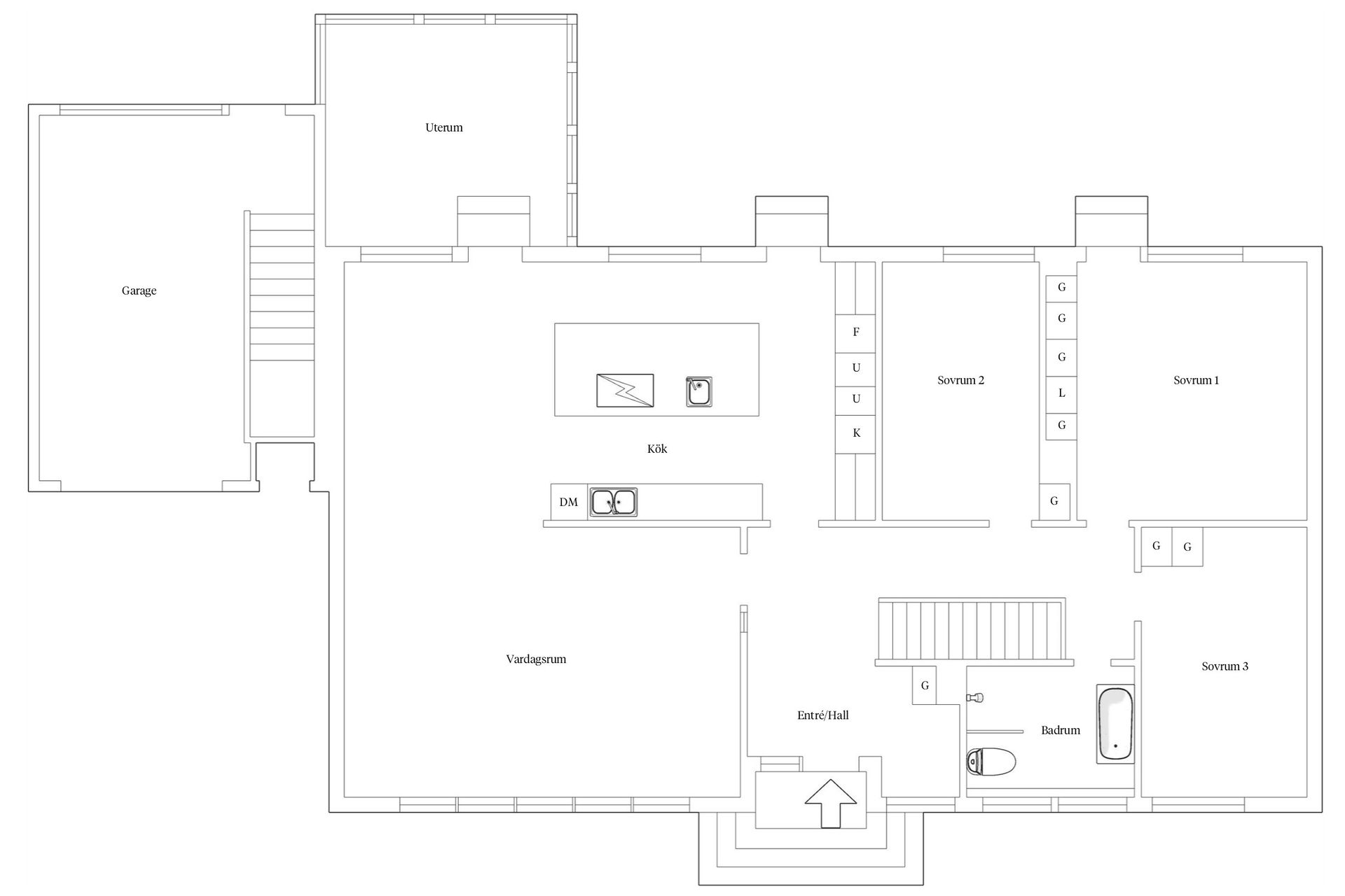 Villa, Blåbärsgatan 36, Lomma - Bärgatorna, Lomma