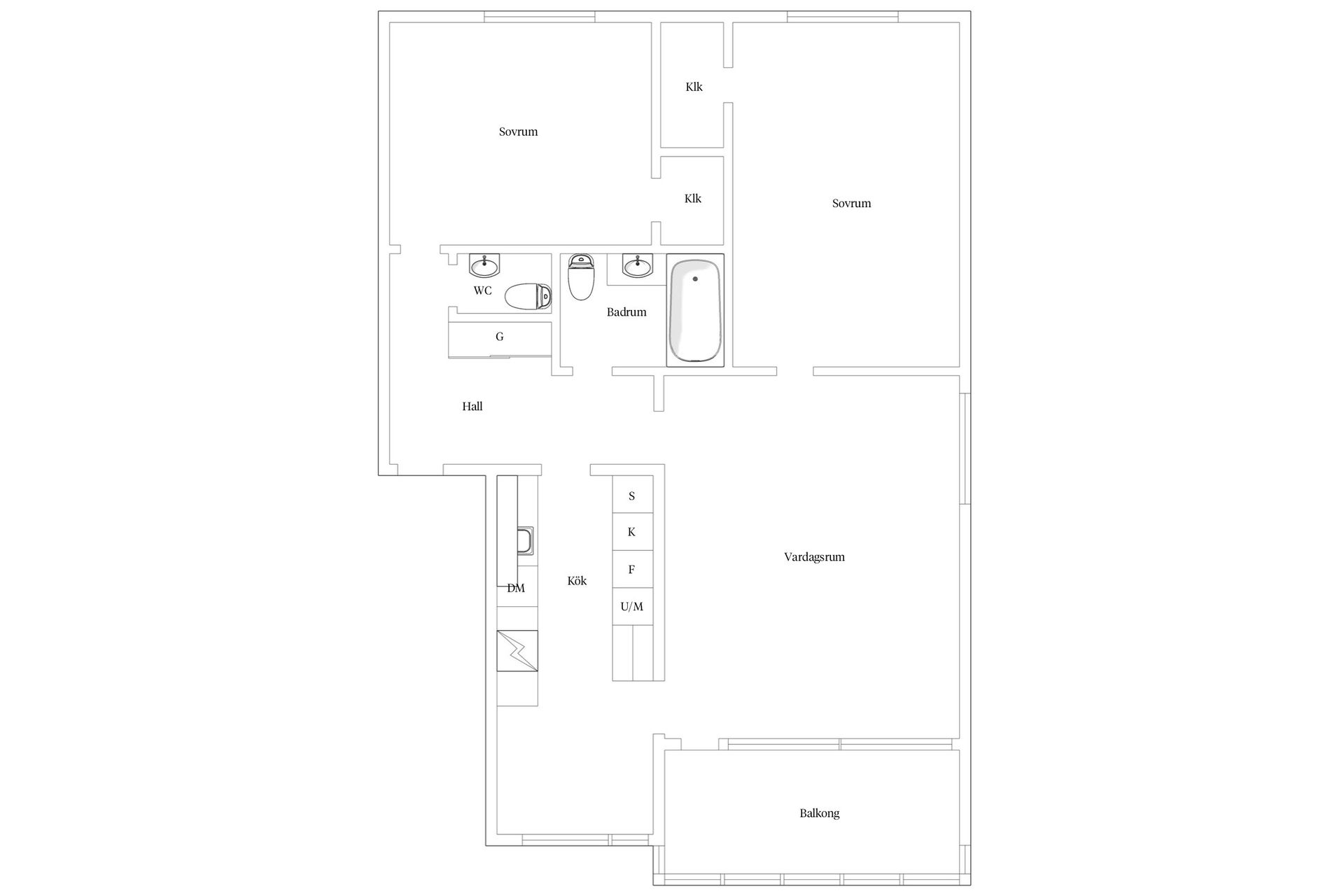 Bostadsrätt, Kung Karls väg 3C, Kungahusen, Trelleborg