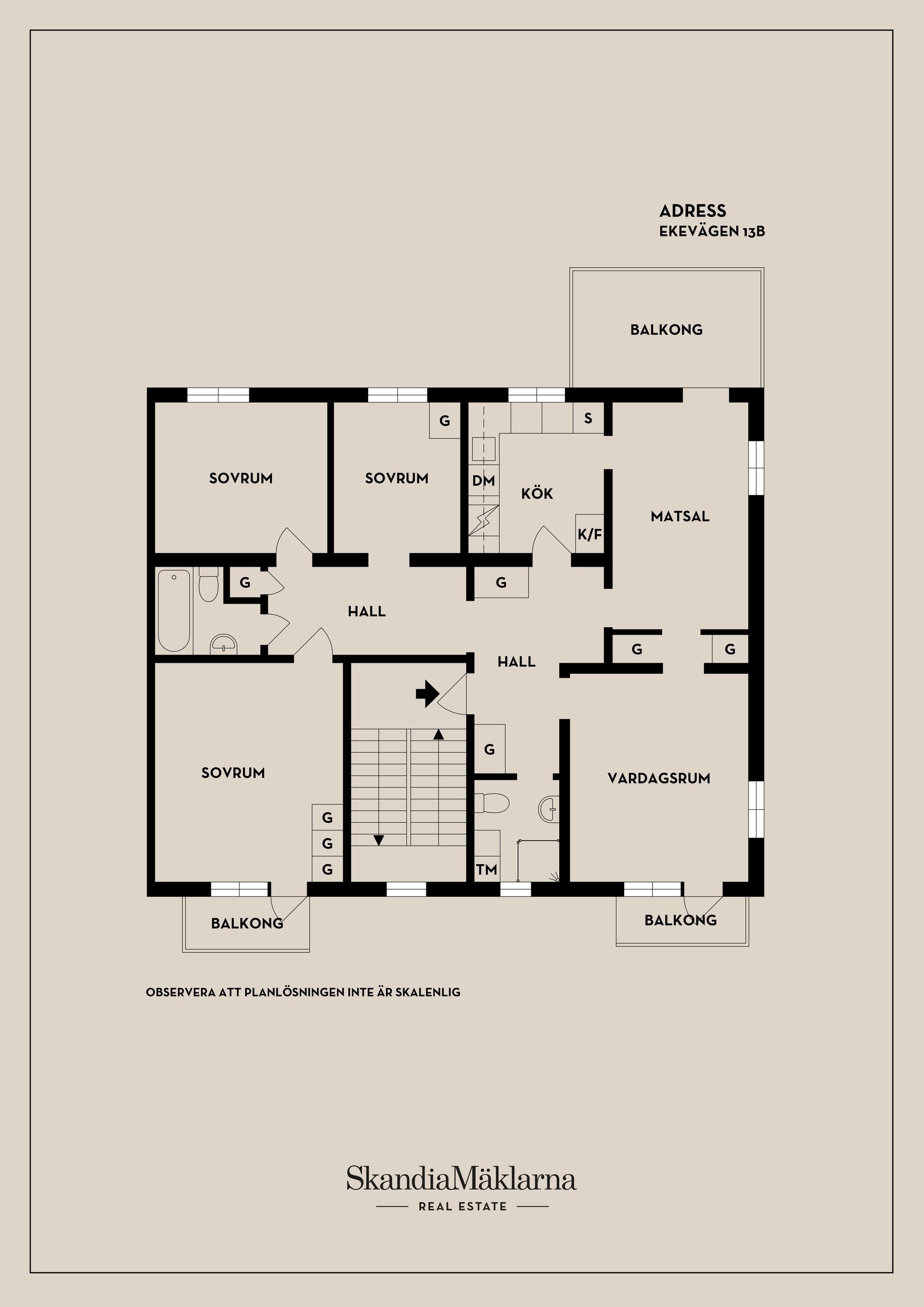 Bostadsrätt, Ekevägen 13B, Västerås
