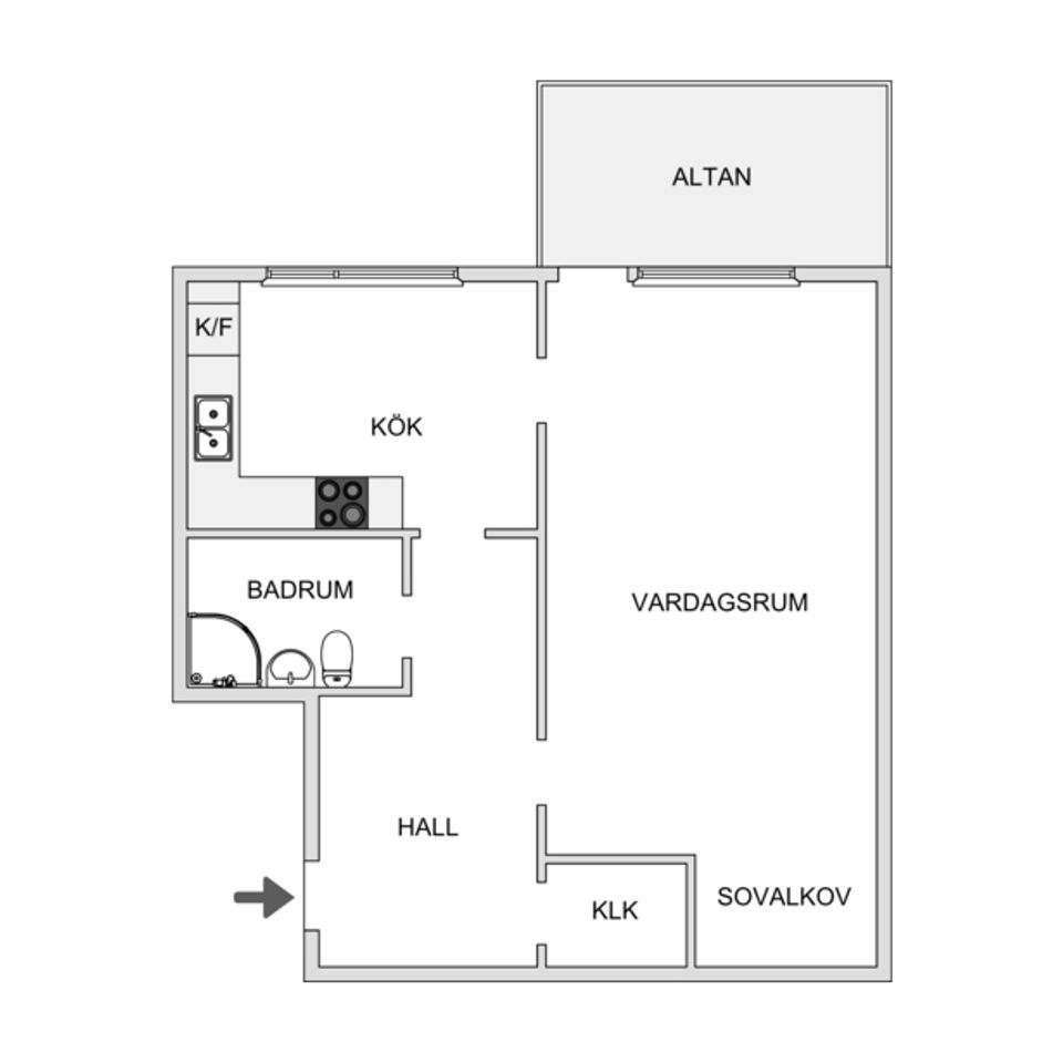 Bostadsrätt, Kungssätravägen 34, Sätra - Skärholmen, Stockholm