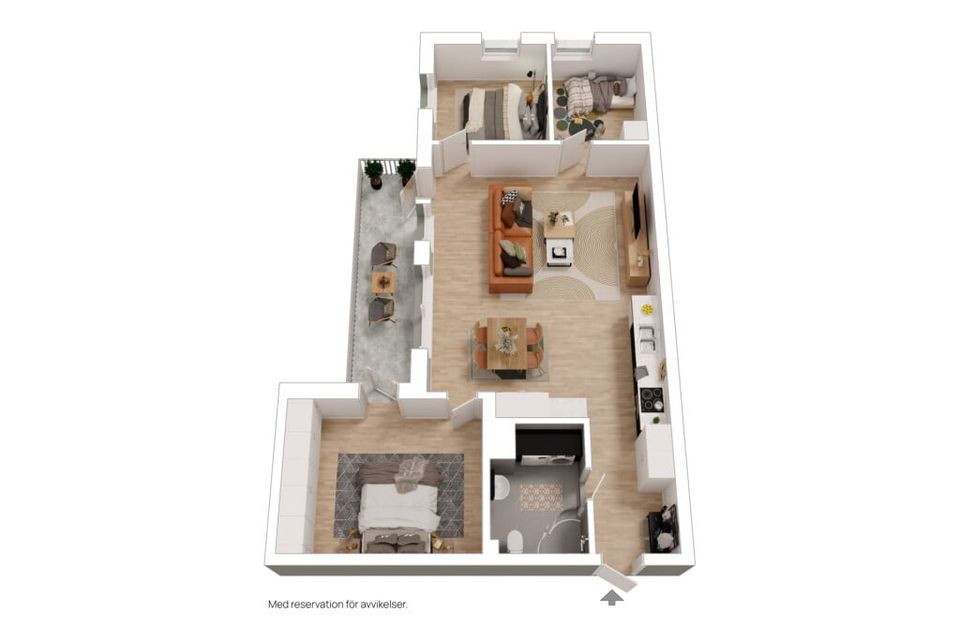 Bostadsrätt, Kindsgatan 4, Trandared, Borås