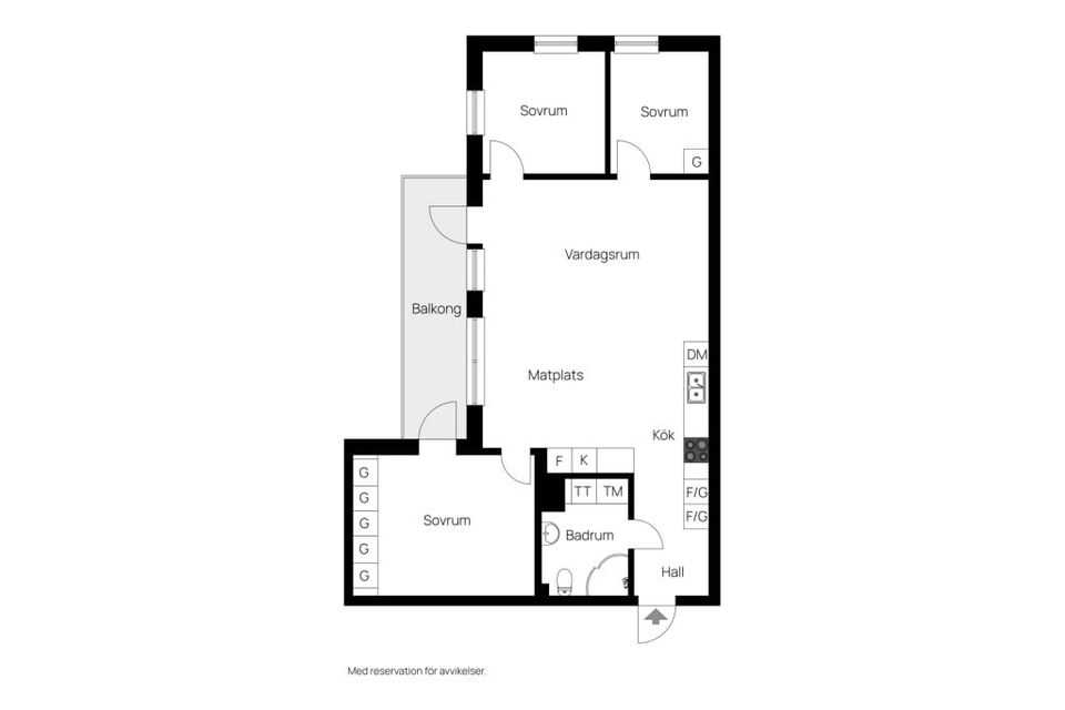 Bostadsrätt, Kindsgatan 4, Trandared, Borås