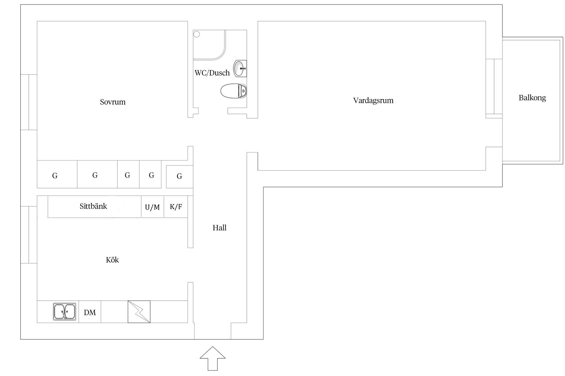 Bostadsrätt, Tegelbruksgatan 10A, Liljeholmen, Jönköping