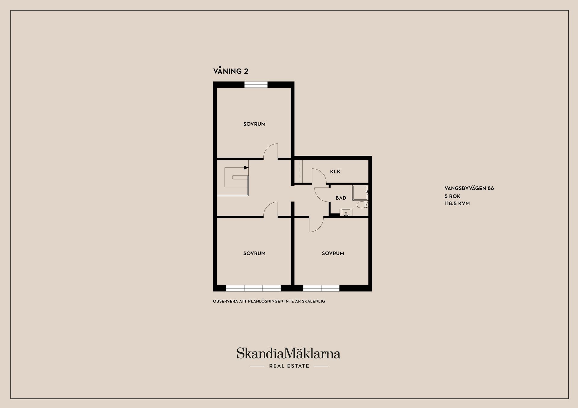 Radhus, Vangsbyvägen 86, Vänge, Uppsala