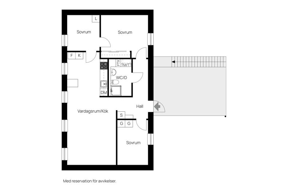 Bostadsrätt, Gustaf Janzéns Gata 23b, Sandtorp, Norrköping