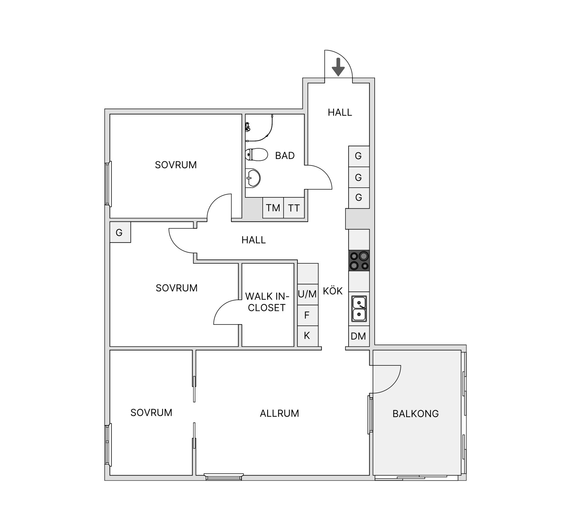 Bostadsrätt, Segelflyget 6, Torslanda - Amhult, Göteborg