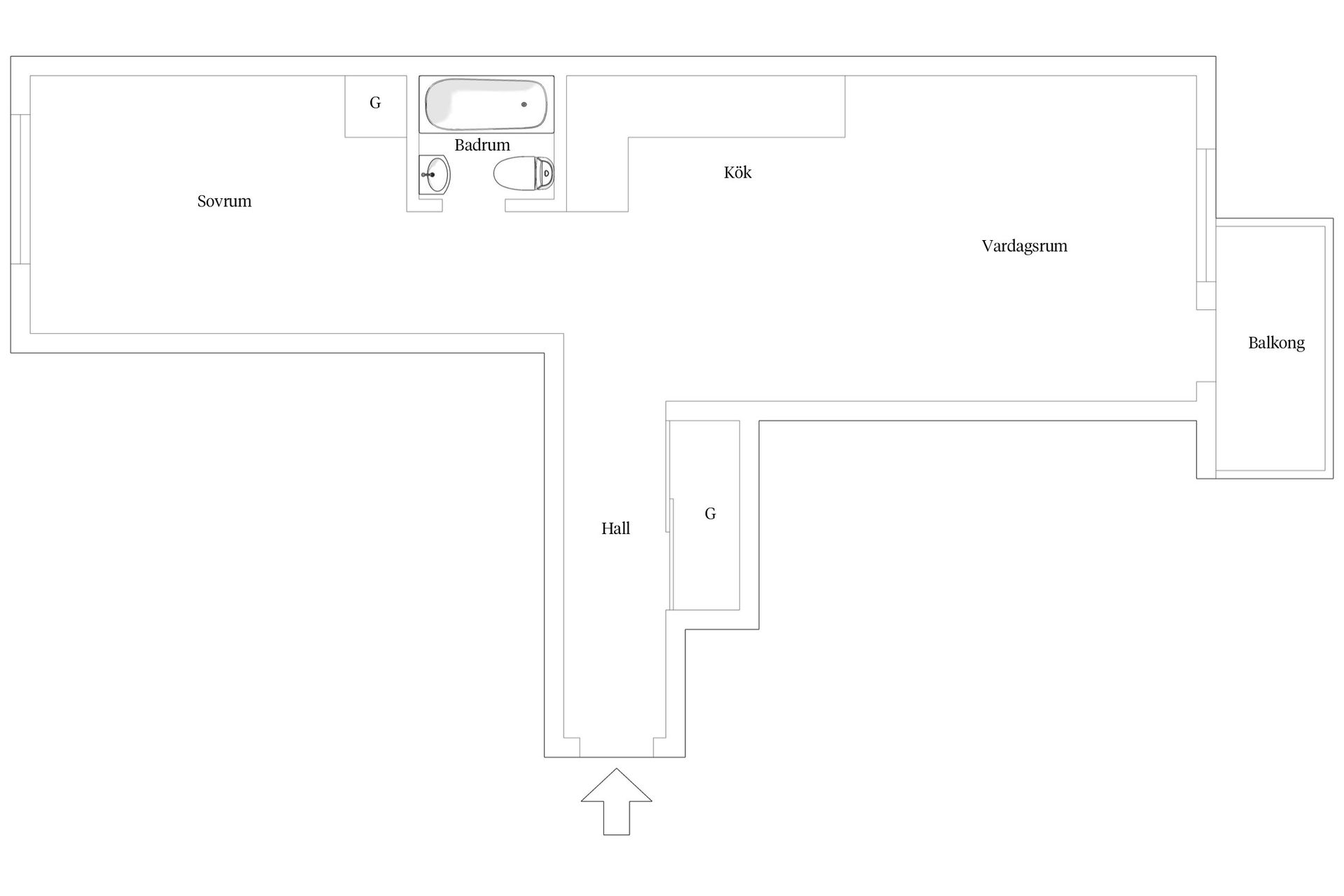 Bostadsrätt, Essinge Kyrkväg 9, Stora Essingen, Stockholm